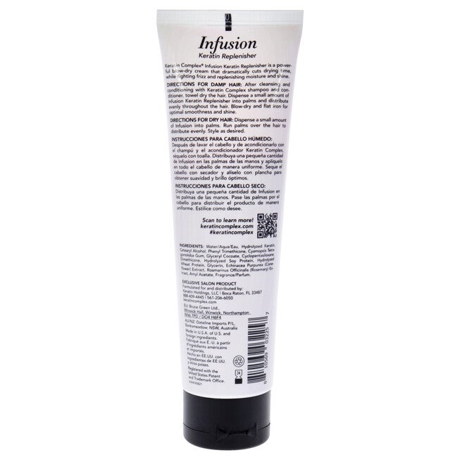 Infusion Keratin Replenisher by Keratin Complex for Unisex - 4 oz Cream, NA, alternate image number null