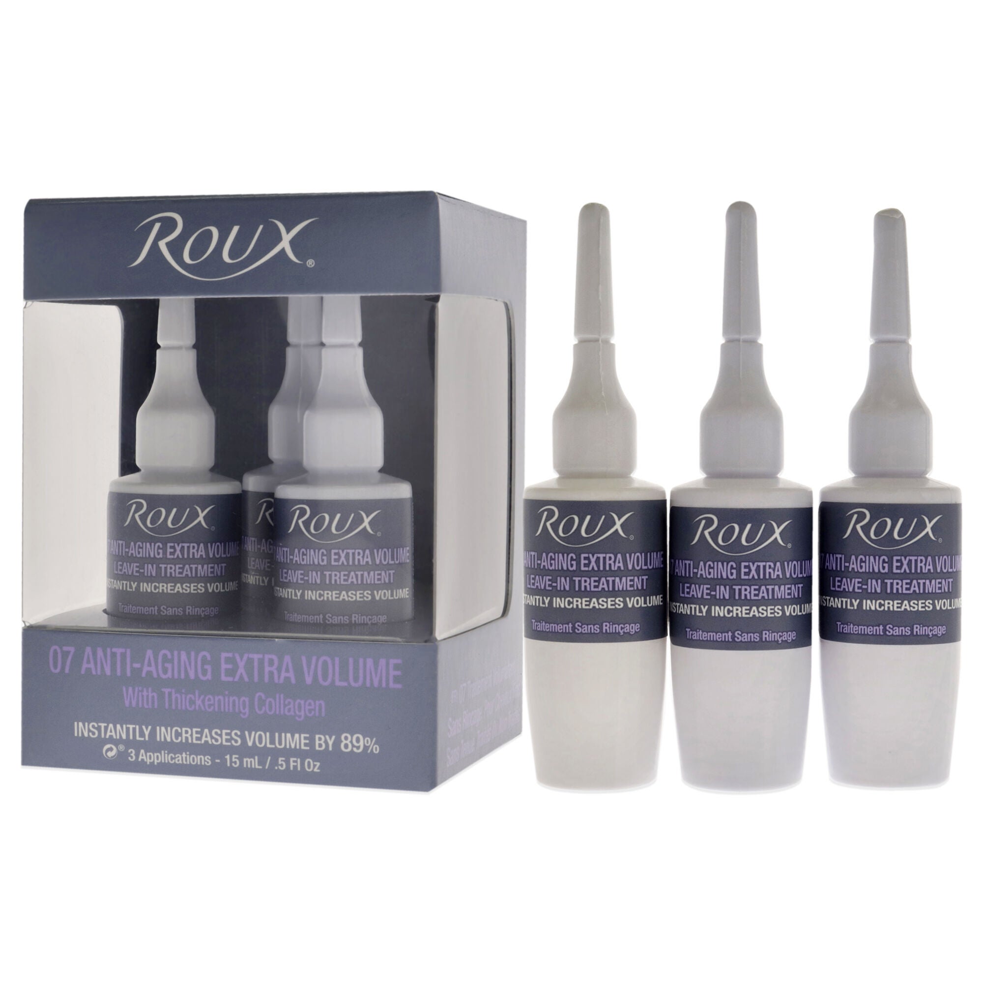 Anti-Aging Extra Volume Treatment - 07 by Roux for Unisex - 3 x 0.5 oz Treatment, See Description, alternate image number 2