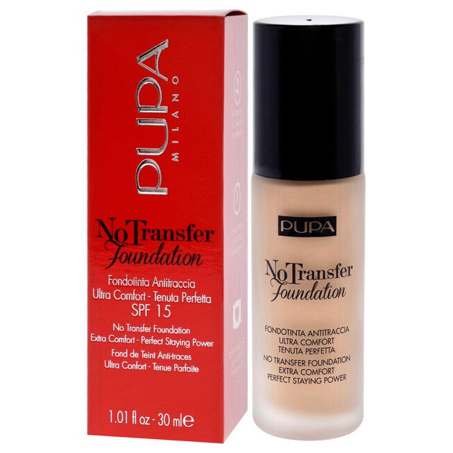 No Transfer Foundation SPF 15 - 02 Light Beige by Pupa Milano for Women - 1.01 oz Foundation, , alternate image number 7