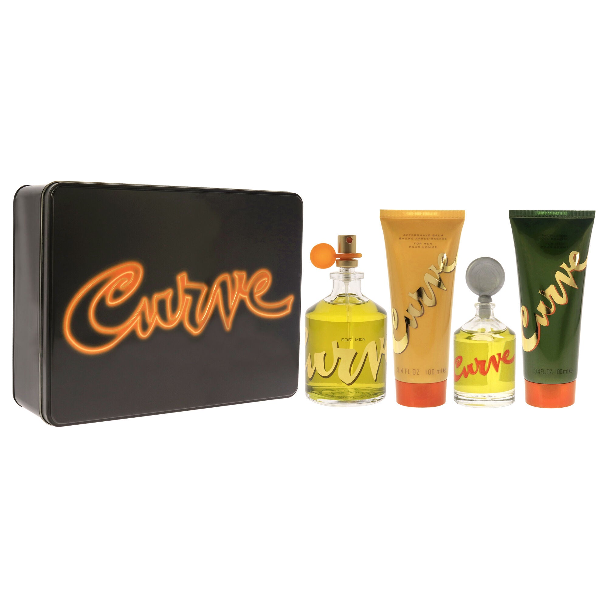 Curve by Liz Claiborne for Men - 4 Pc Gift Set 4.2oz EDC Spray, 0.25oz EDC Splash, 3.4oz After Shave Balm, 3.4oz Shower Gel, , alternate image number 6