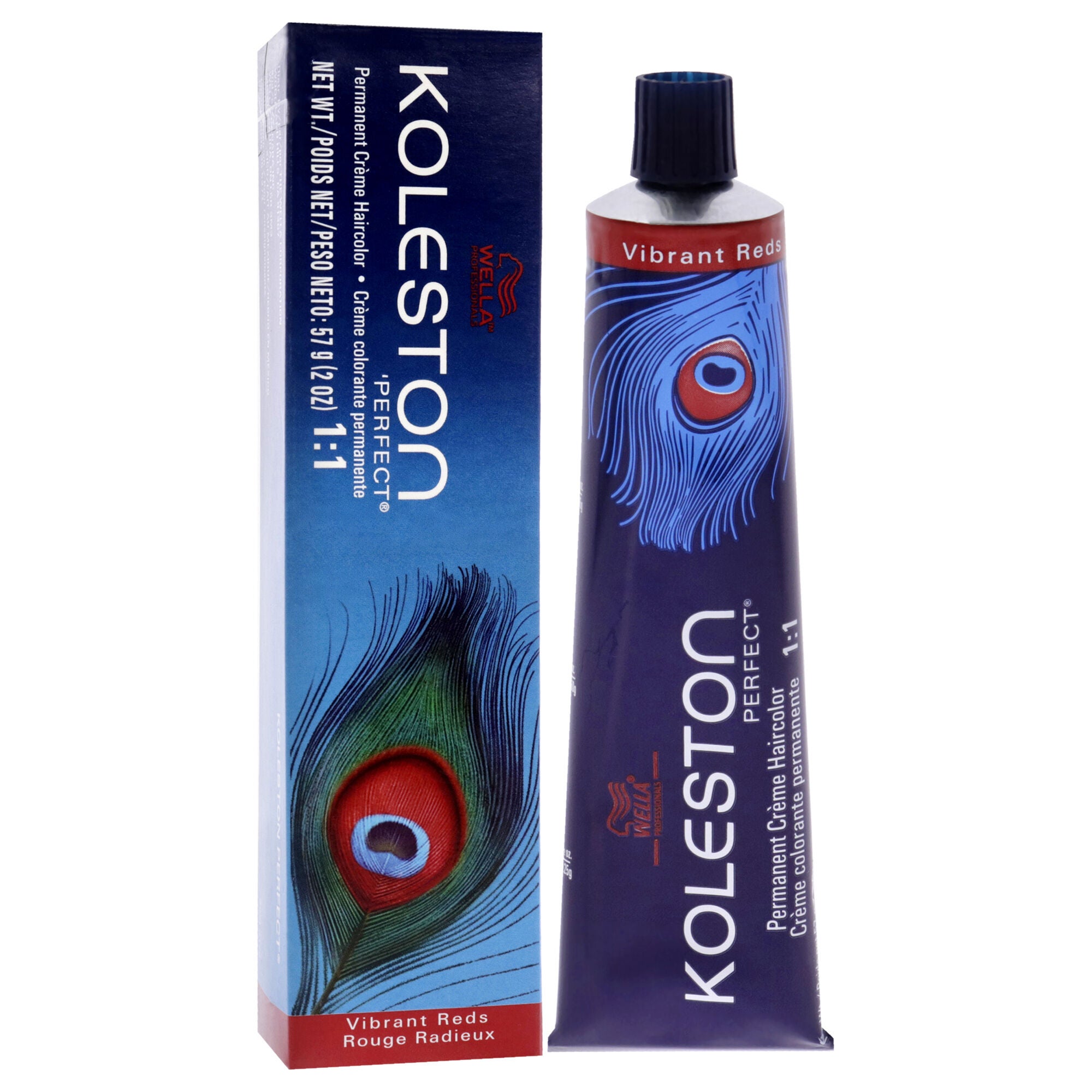 Koleston Perfect Permanent Creme Haircolor - 6-45 Dark Blonde-Red Violet by Wella for Unisex - 2 oz Hair Color, , alternate image number 7