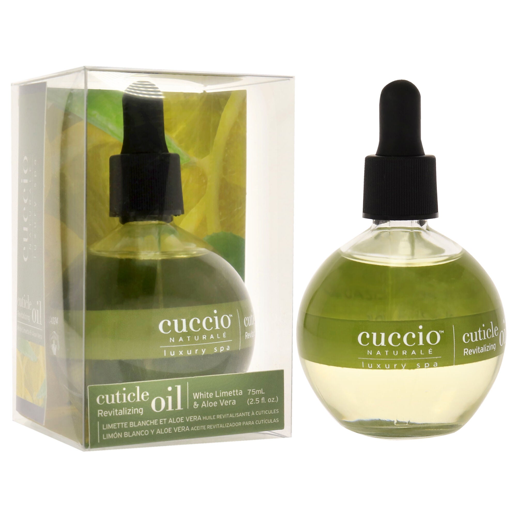 Cuticle Revitalizing Oil - White Limetta and Aloe Vera Manicure by Cuccio Naturale for Unisex - 2.5 oz Oil, See Description, alternate image number 2