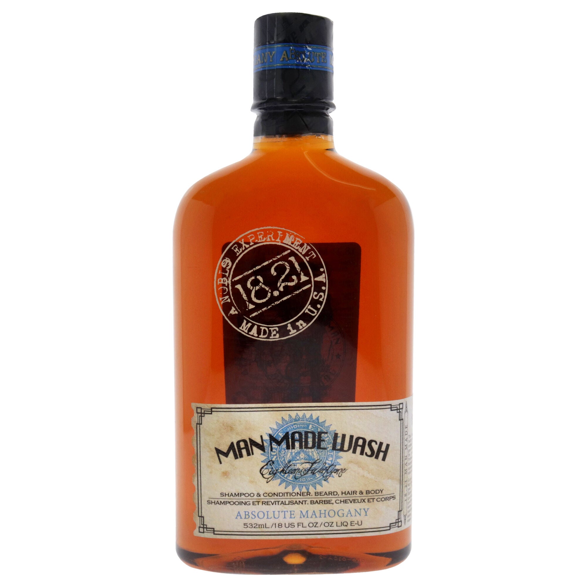 Man Made Wash - Absolute Mahogany by 18.21 Man Made for Men - 18 oz 3-In-1 Shampoo, Conditioner and Body Wash, , alternate image number 3