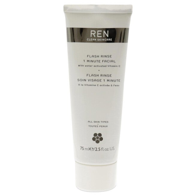 Flash Rinse 1 Minute Facial by REN for Unisex - 2.5 oz Rinse, NA, alternate image number null