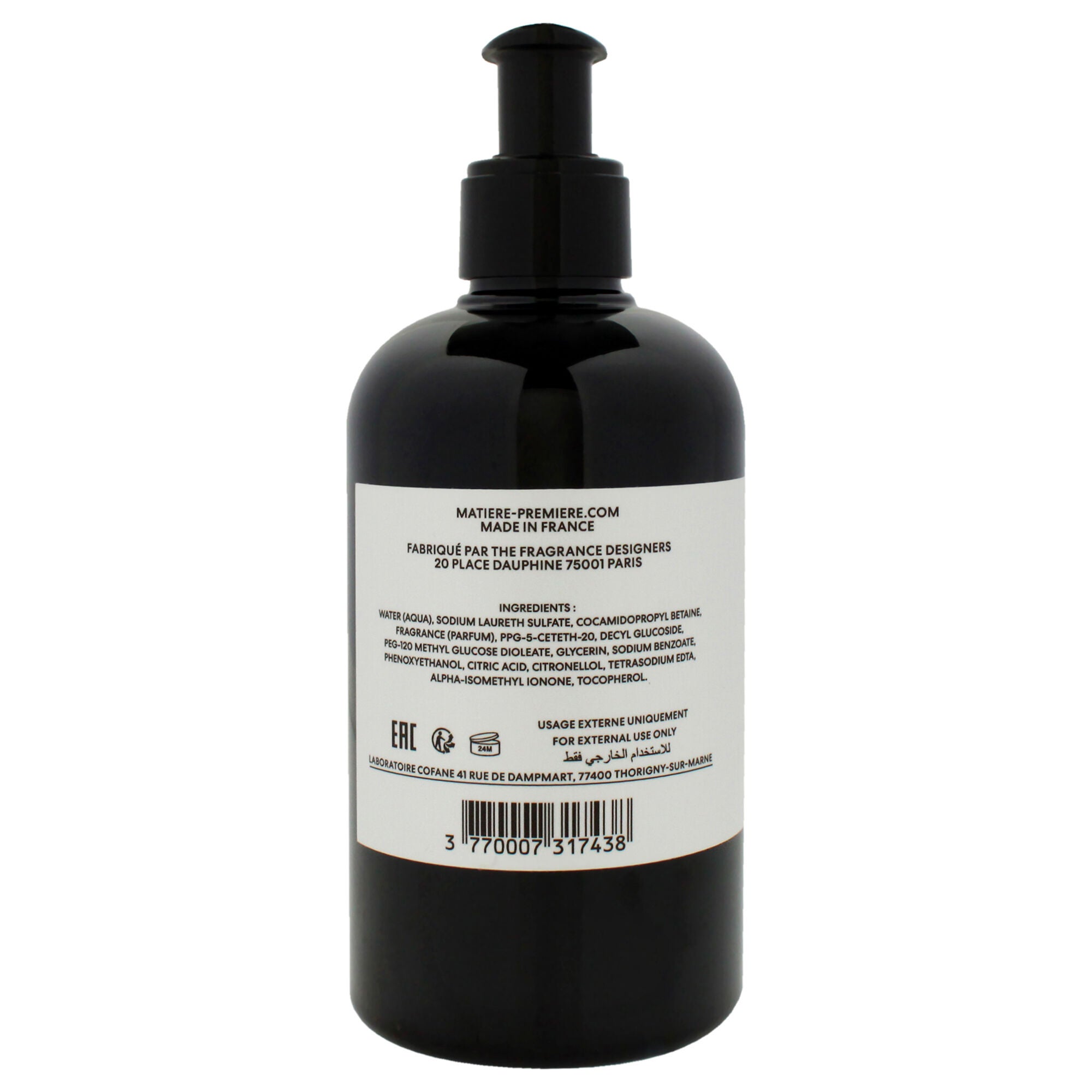 Hand and Body Wash - Radical Rose by Matiere Premiere for Unisex - 10.14 oz Body Wash, See Description, alternate image number 2