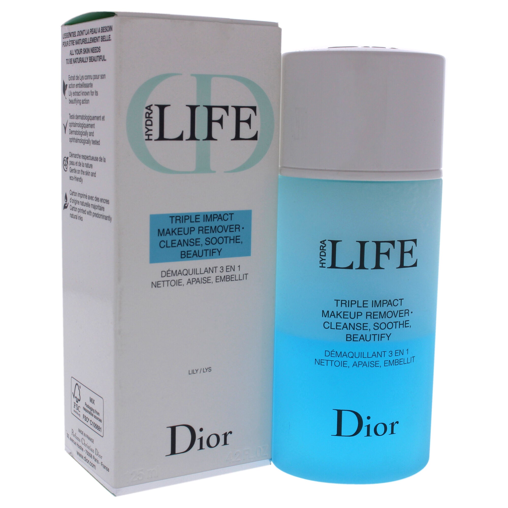 Hydra Life Triple Impact Makeup Remover by Christian Dior for Women - 4.2 oz Makeup Remover, , alternate image number 7