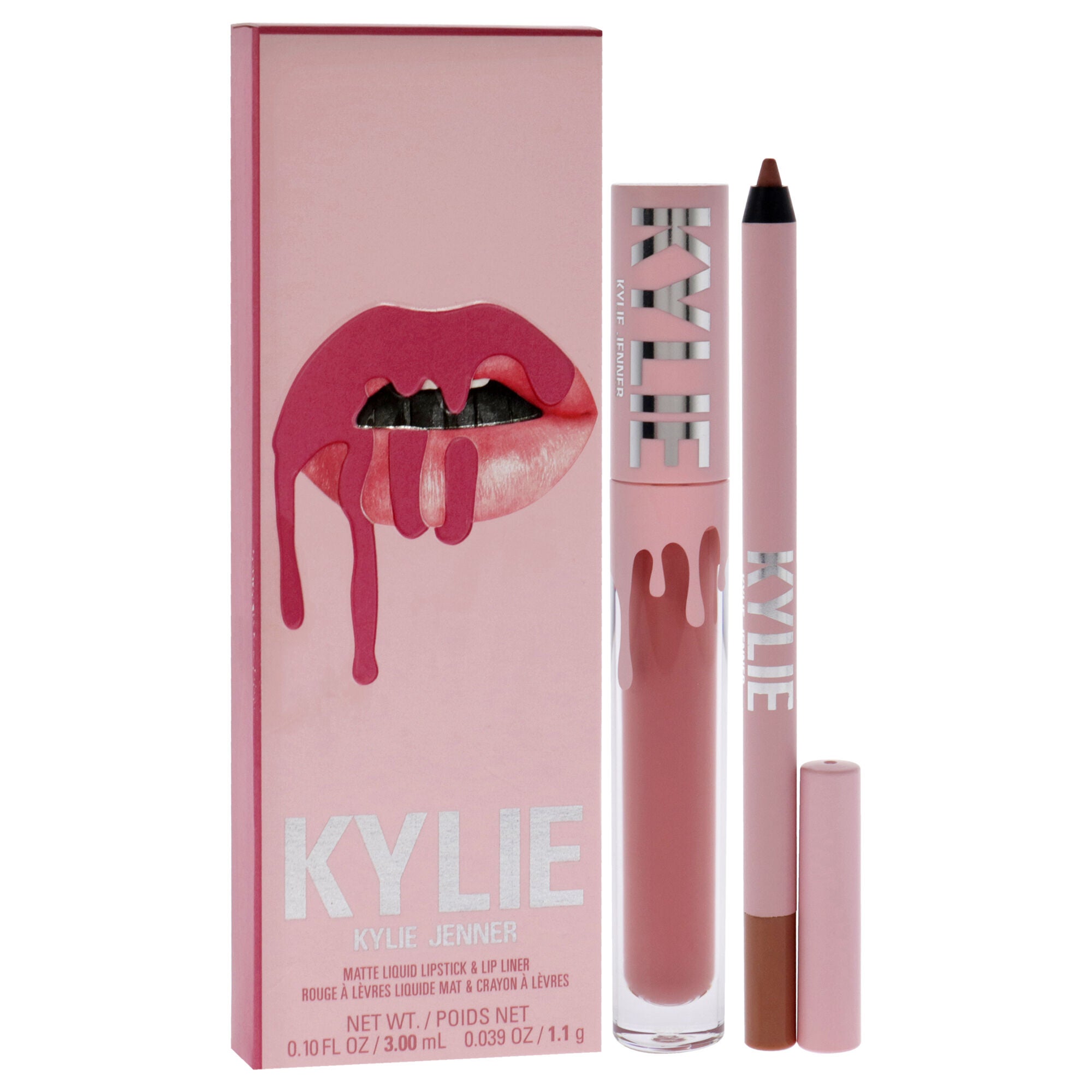 Matte Lip Kit - 808 Kylie by Kylie Cosmetics for Women - 2 Pc 0.10oz Matte Liquid Lipstick, 0.039oz Lip Liner, See Description, alternate image number 2