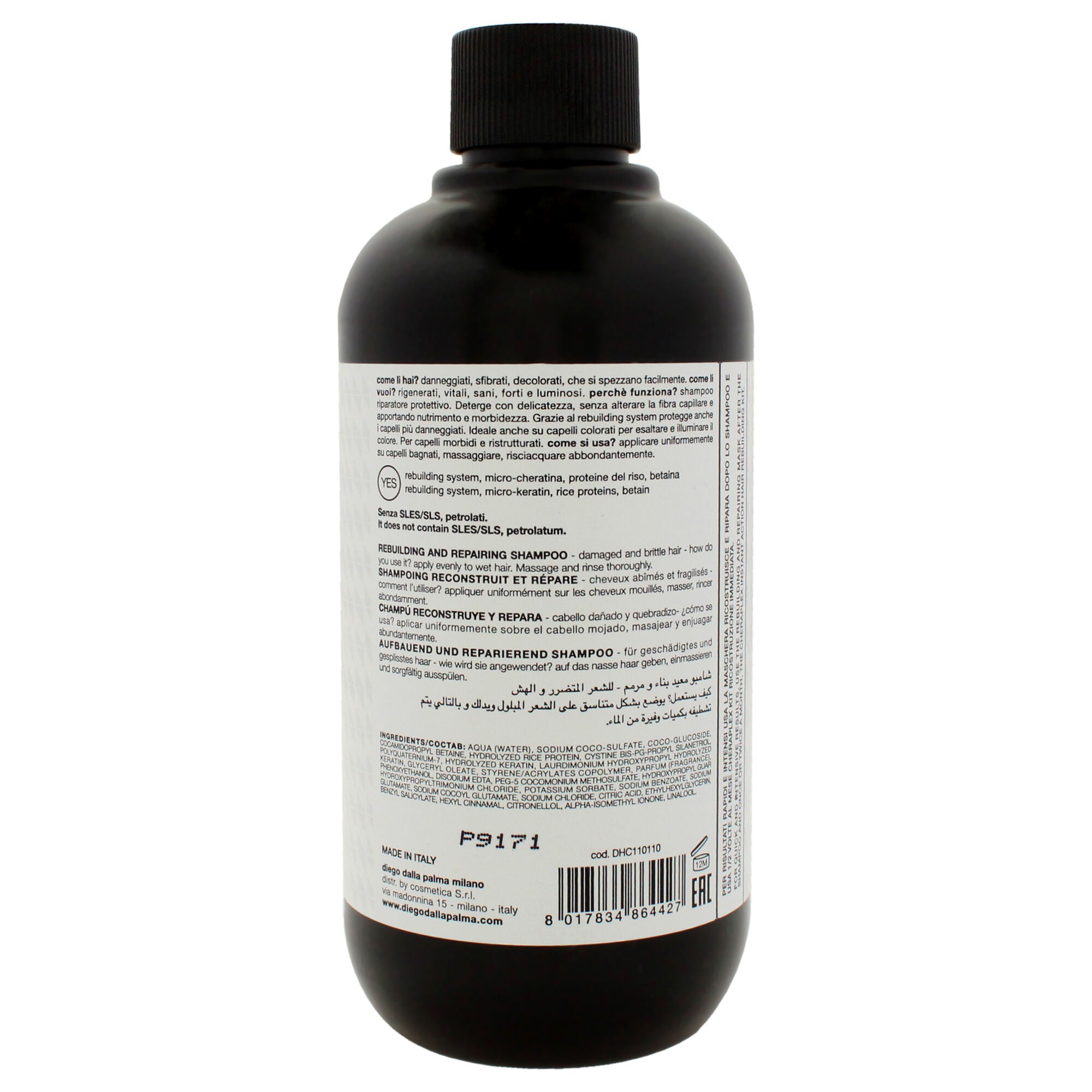 Cheraplex Rebuilding and Repairing Shampoo by Diego Dalla Palma for Unisex - 8.5 oz Shampoo, See Description, alternate image number 1