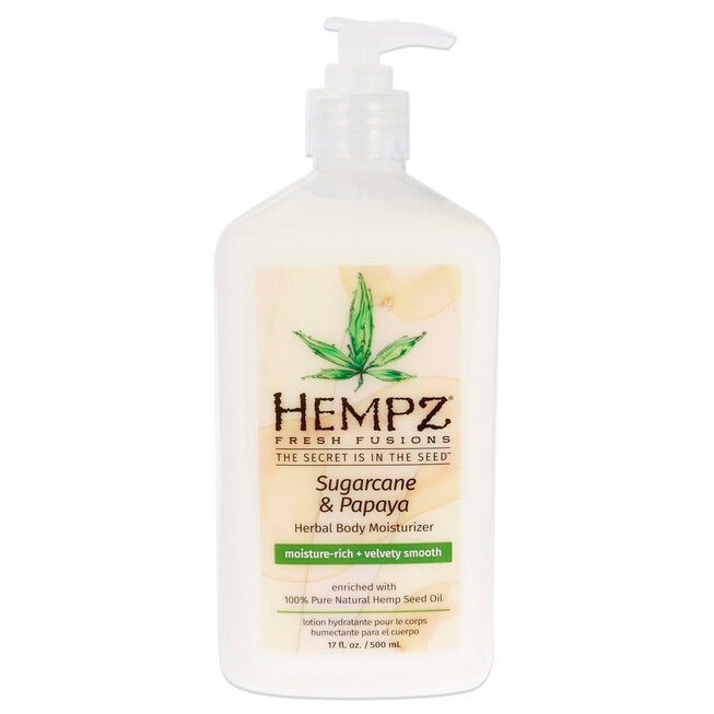 Sugarcane and Papaya Herbal Body by Hempz for Unisex - 17 oz Moisturizer, , alternate image number null