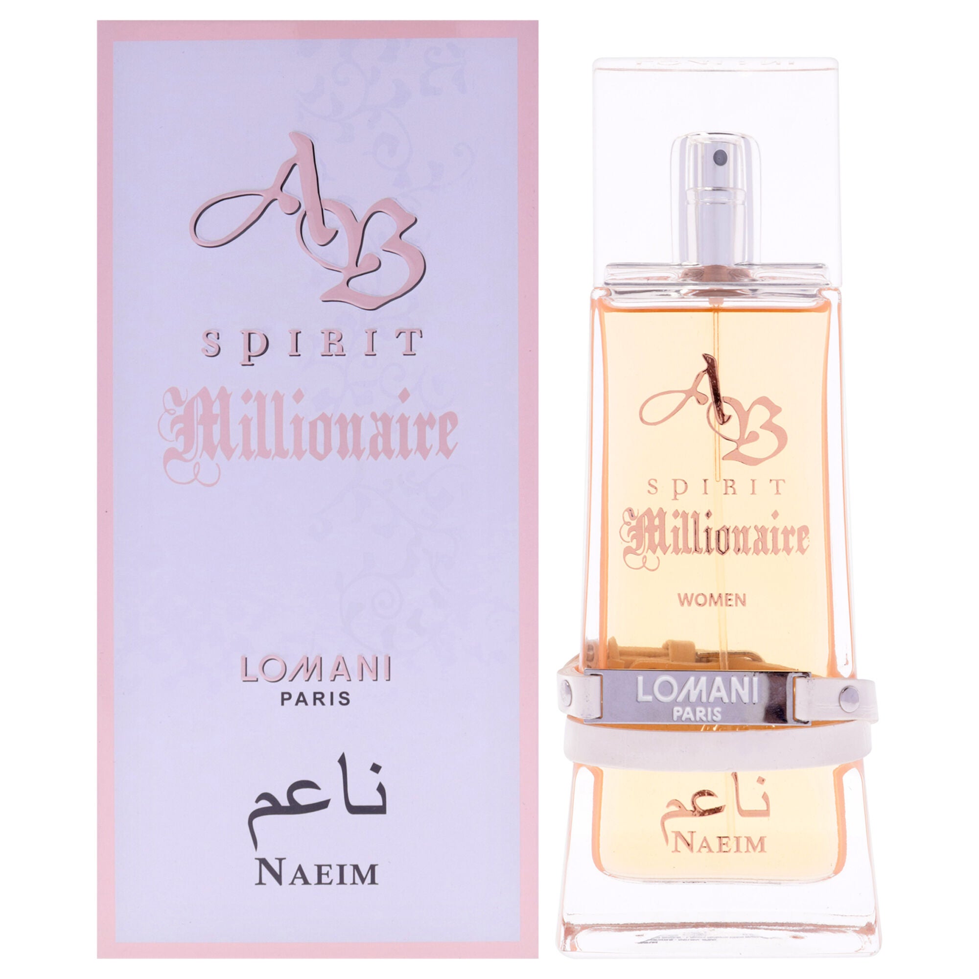 AB Spirit Millionaire Naeim by Lomani for Women - 3.3 oz EDP Spray, Clear, hi-res image number 0