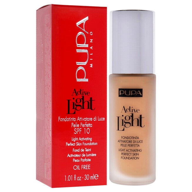 Active Light Light Activating Perfect Skin Foundation SPF 10 - 030 Natural Beige by Pupa Milano for Women - 1.01 oz Foundation, See Description, alternate image number 1