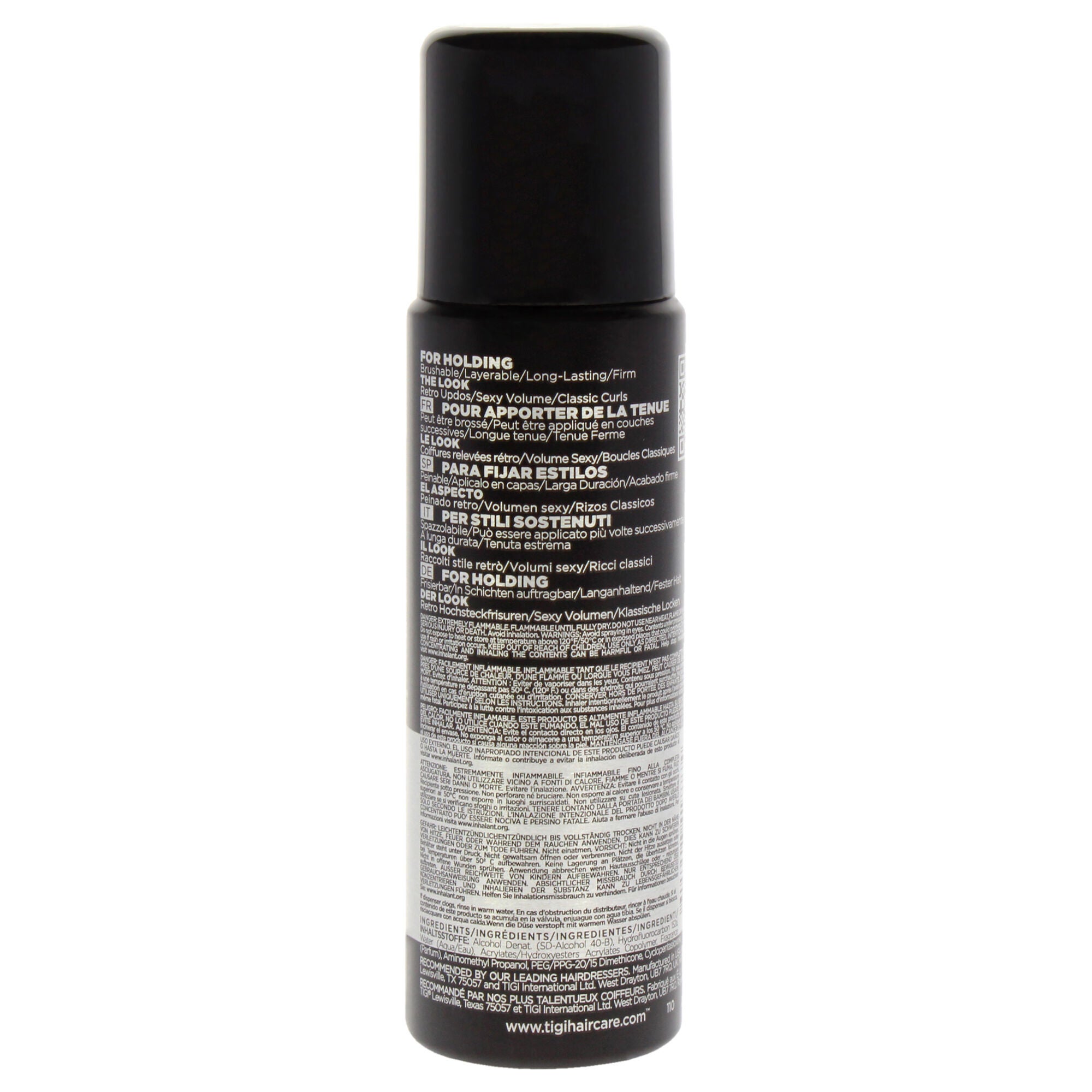 Session Series Finishing Hair Spray by TIGI for Unisex - 2.5 oz Hair Spray, See Description, alternate image number 2