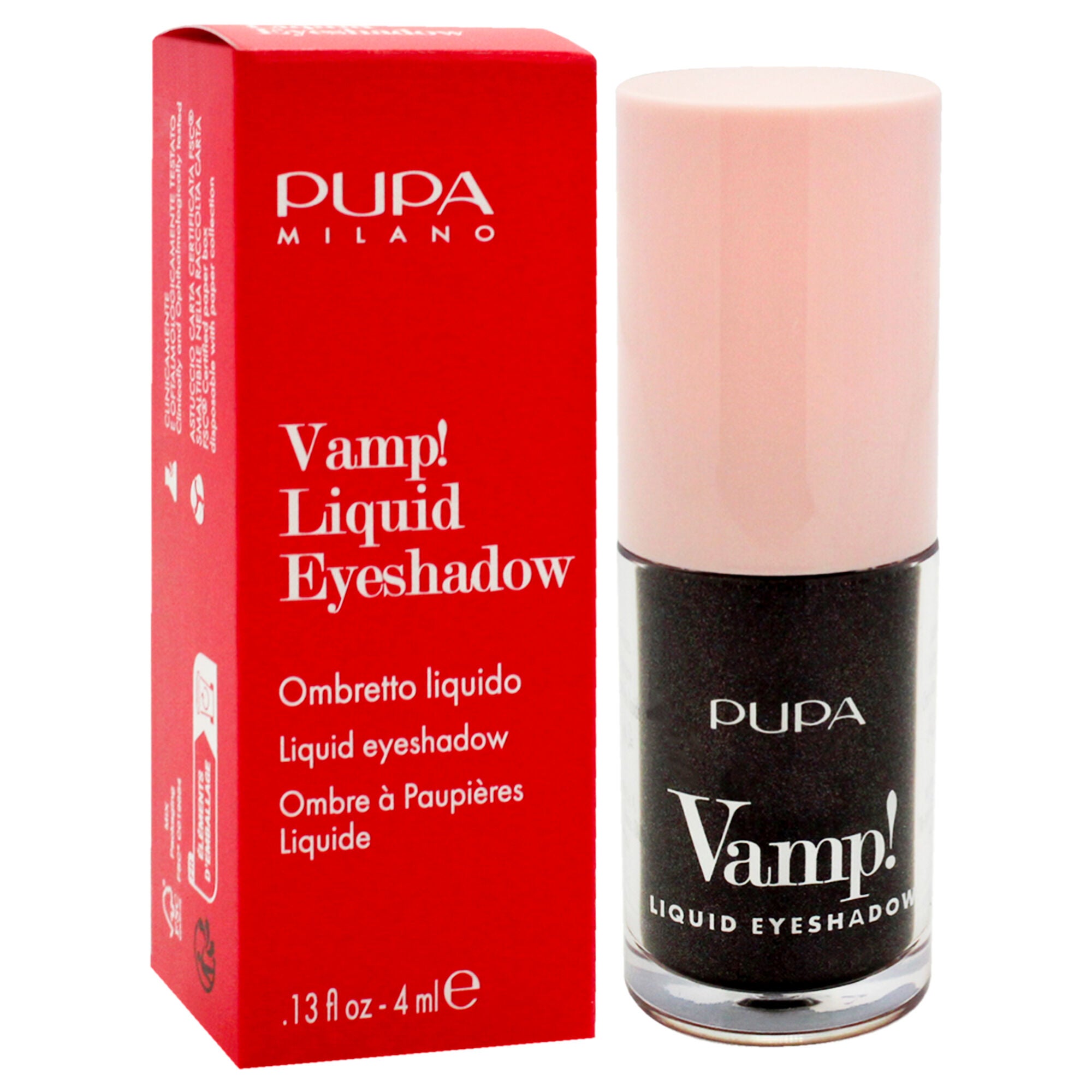 Vamp! Liquid Eyeshadow - 012 Anthracite by Pupa Milano for Women - 0.13 oz Eye Shadow, See Description, alternate image number 1