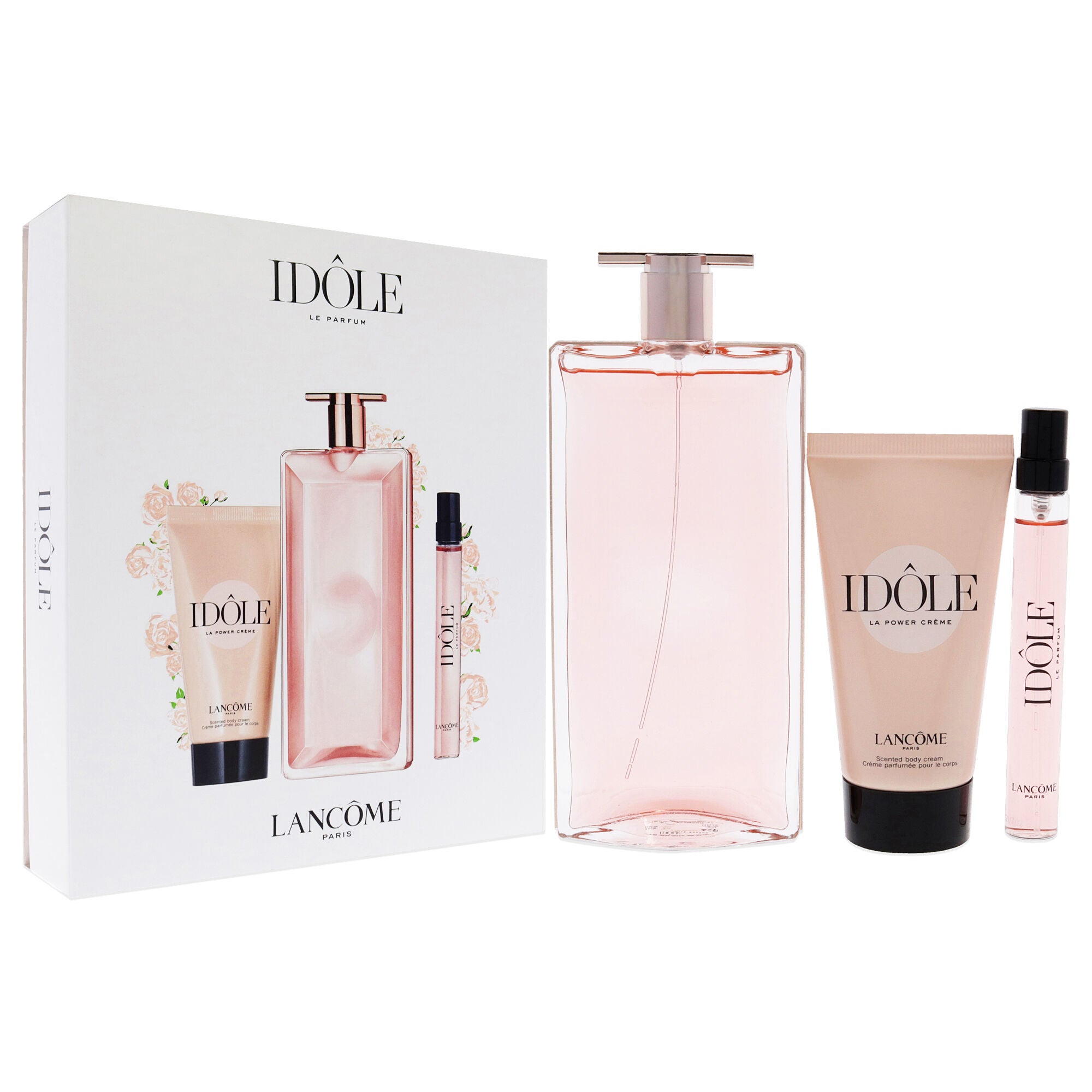 Idole by Lancome for Women - 3 Pc Gift Set 1.7oz EDP Spray, 1.6oz Body Cream, 0.34oz Le Parfum Spray, See Description, alternate image number 2