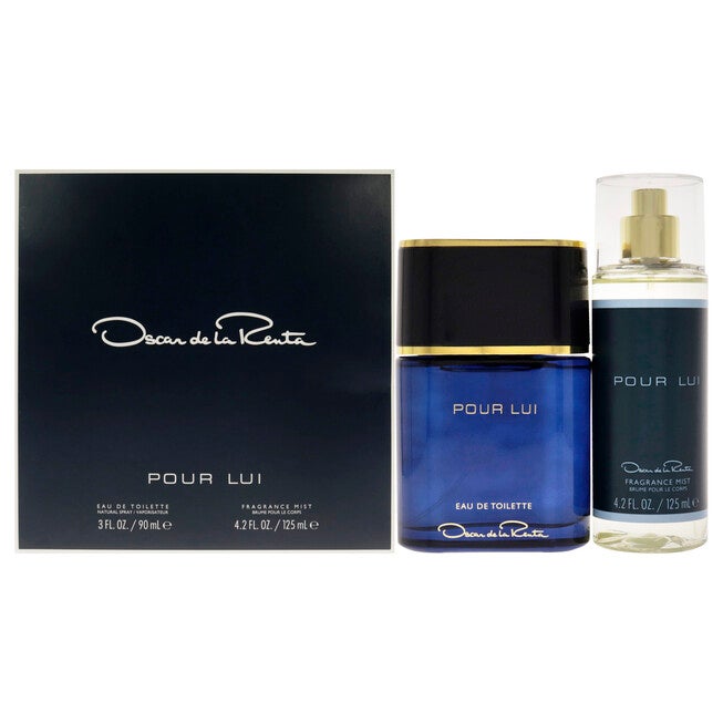 Oscar Pour Lui by Oscar De La Renta for Men - 2 Pc Gift Set 3oz EDT Spray, 4.2oz Fragrance Mist, NA, hi-res image number null