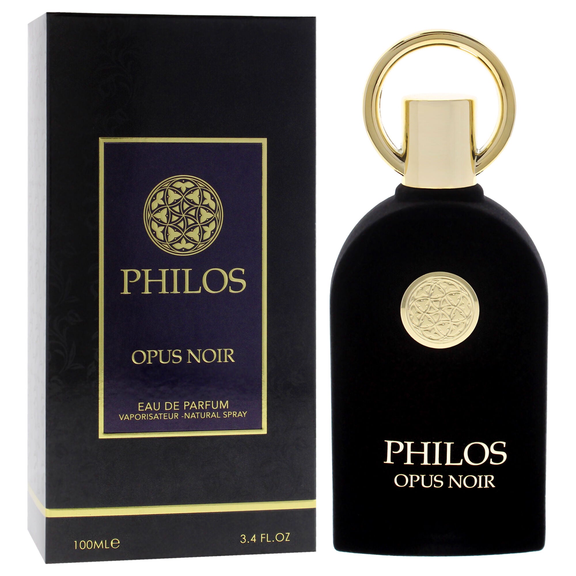 Philos - Opus Noir by Maison Alhambra for Unisex - 3.4 oz EDP Spray, Clear, alternate image number 2