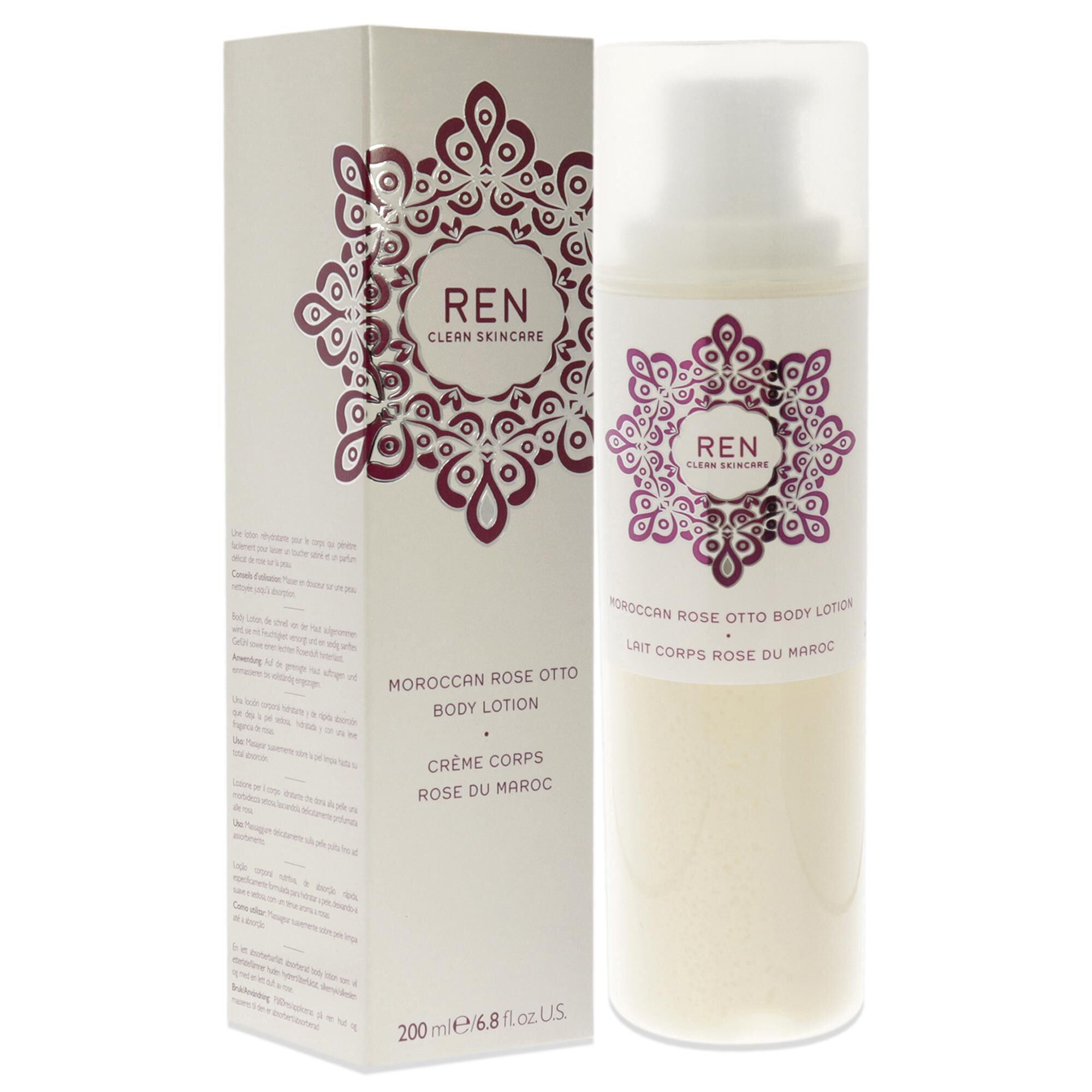 Moroccan Rose Otto Body Lotion by REN for Unisex - 6.8 oz Lotion, See Description, alternate image number 2