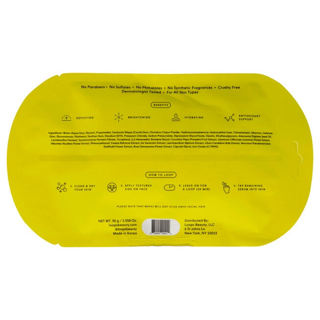 Sunrise Service Brightening Mask by Loops for Women - 1 Pc Mask, See Description, alternate image number 2