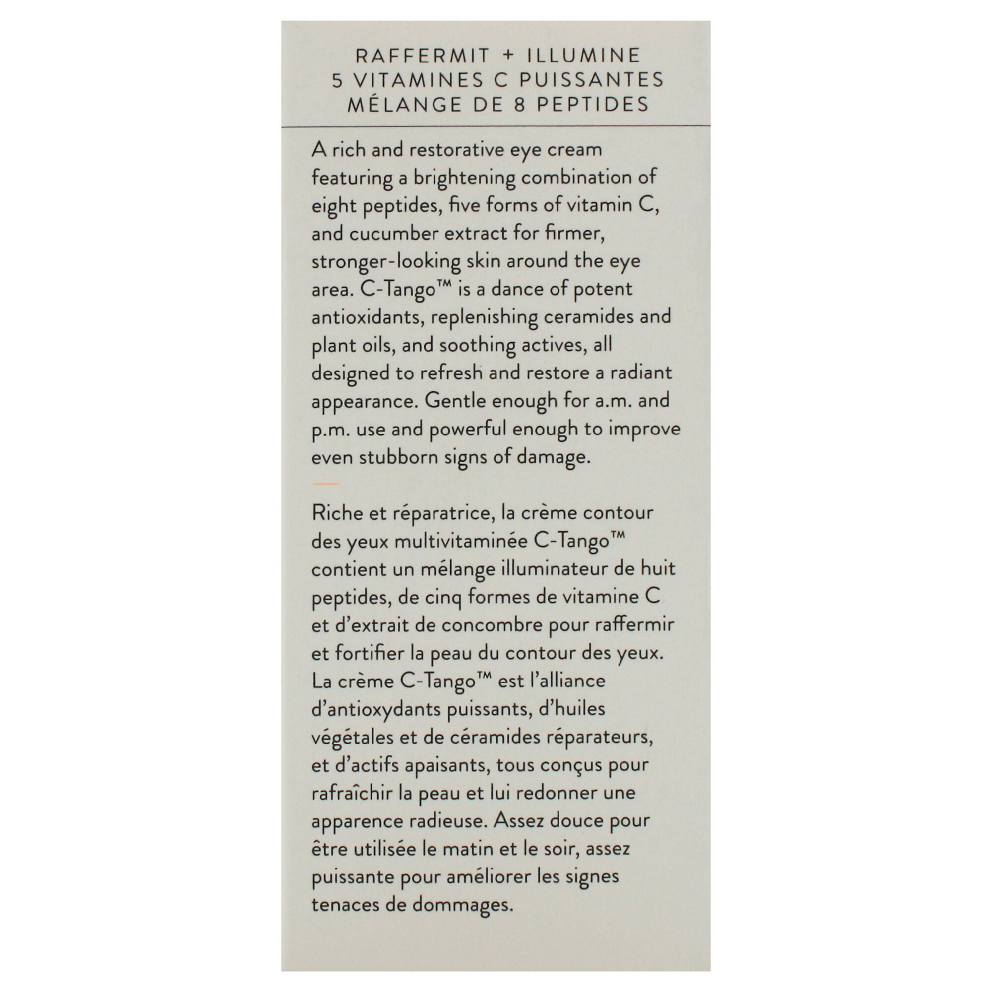 C-Tango Multivitamin Eye Cream by Drunk Elephant for Women - 0.5 oz Cream, White, alternate image number 5