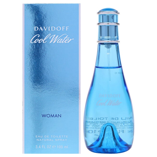 Cool Water by Davidoff for Women - 3.4 oz EDT Spray, NA, hi-res image number null