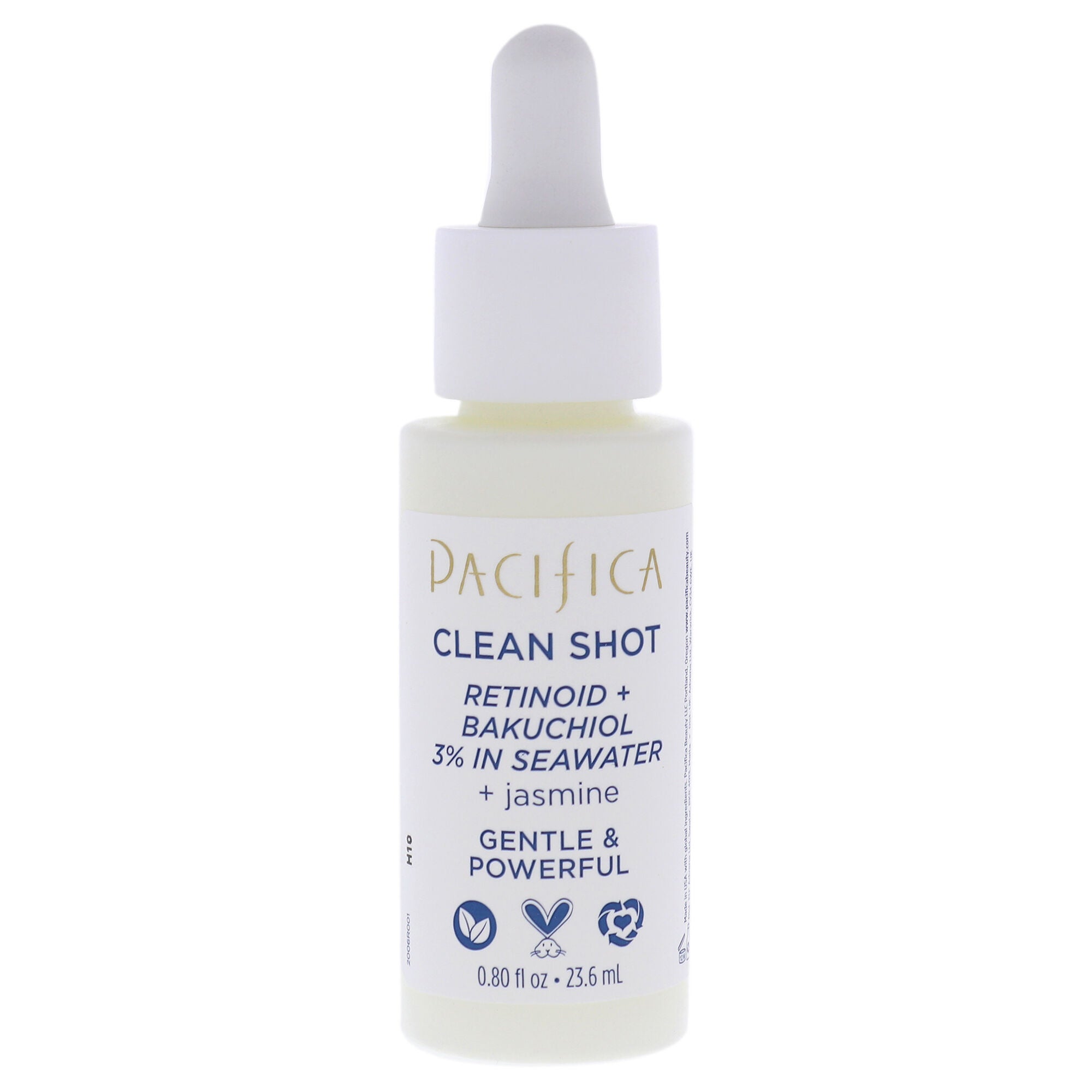 Clean Shot Retinoid and Bakuchiol 3 Percent In Seawater by Pacifica for Unisex - 0.8 oz Serum, See Description, alternate image number 4