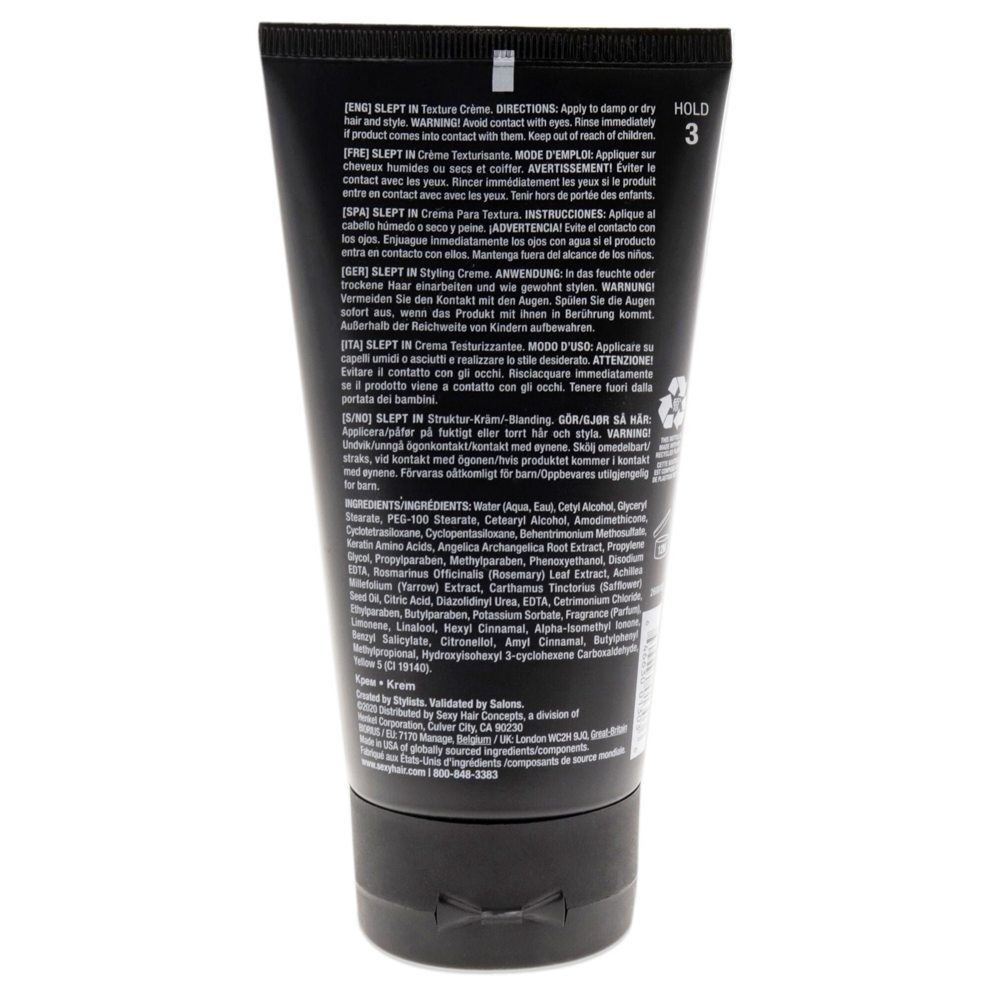 Style Sexy Hair Slept In Texture Creme by Sexy Hair for Unisex - 5.1 oz Cream, See Description, alternate image number 2