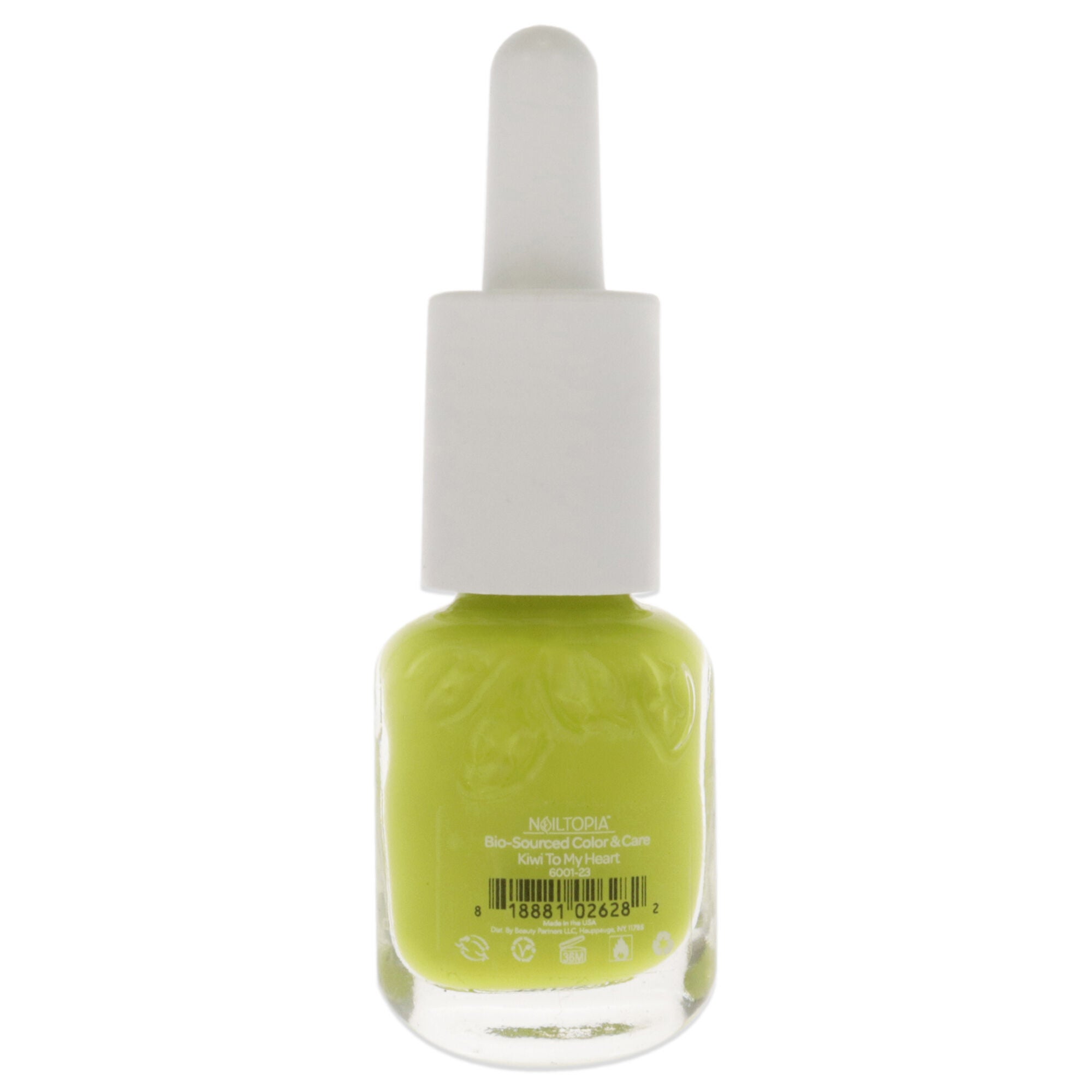 Bio-Sourced Chip Free Nail Lacquer - Kiwi To My Heart by Nailtopia for Women - 0.169 oz Nail Polish, See Description, alternate image number 2