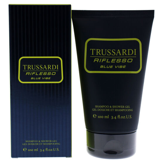 Riflesso Blue Vibe by Trussardi for Men - 3.4 oz Shampoo and Shower Gel, NA, hi-res image number null