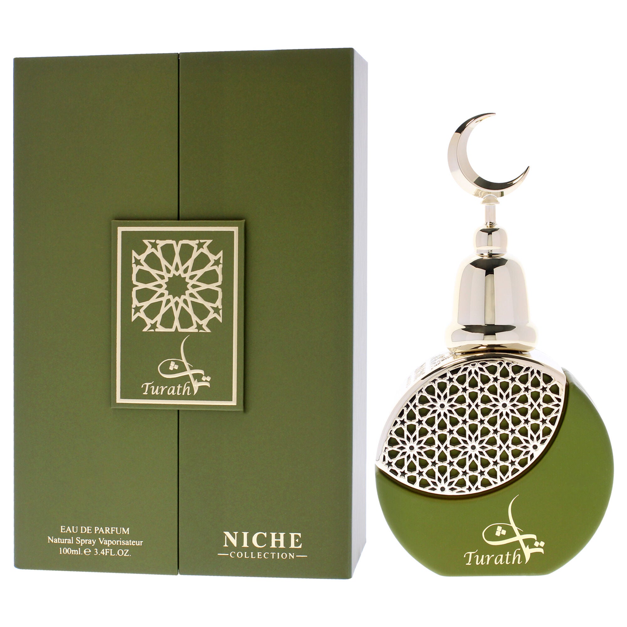 Niche Collection - Turath by Khalis for Men - 3.4 oz EDP Spray, Clear, alternate image number 3