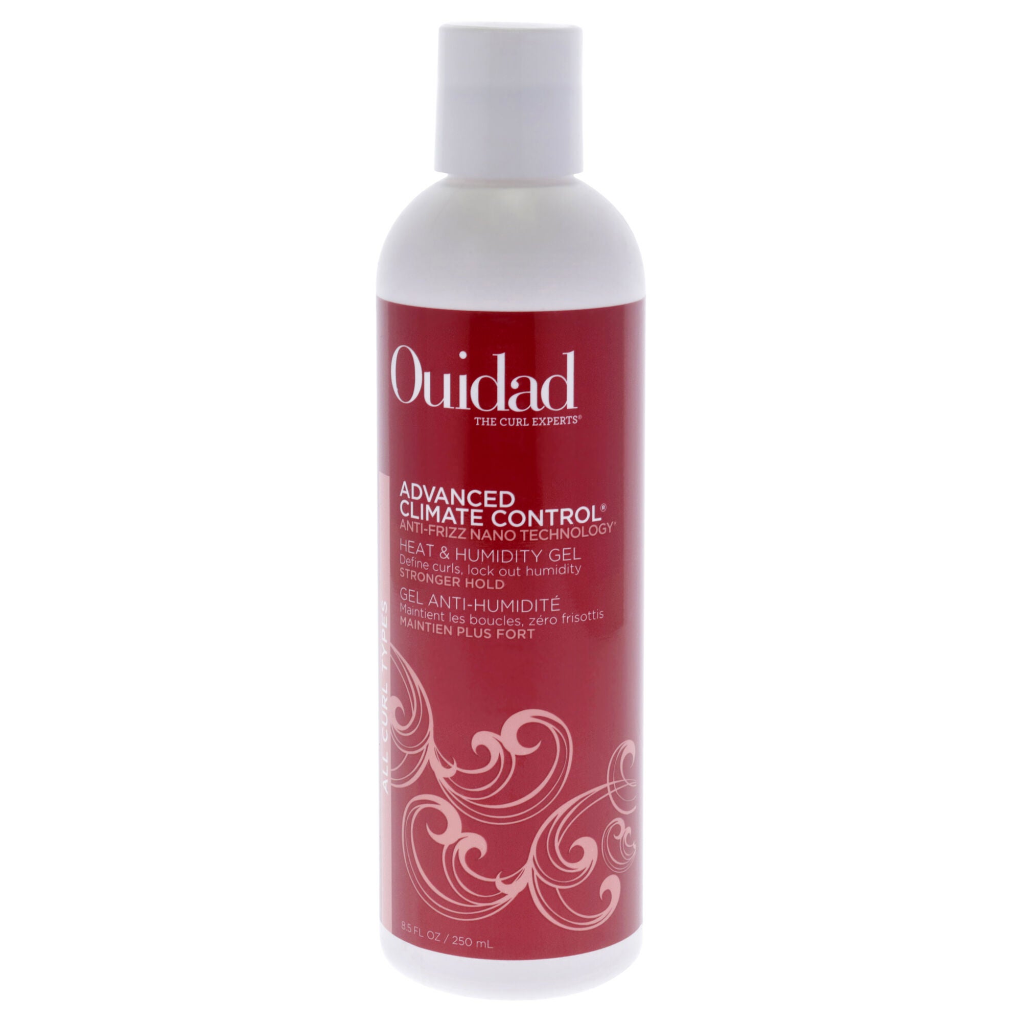 Advanced Climate Control Heat and Humidity Gel - Stronger Hold by Ouidad for Unisex - 8.5 oz Gel, White, hi-res image number 0