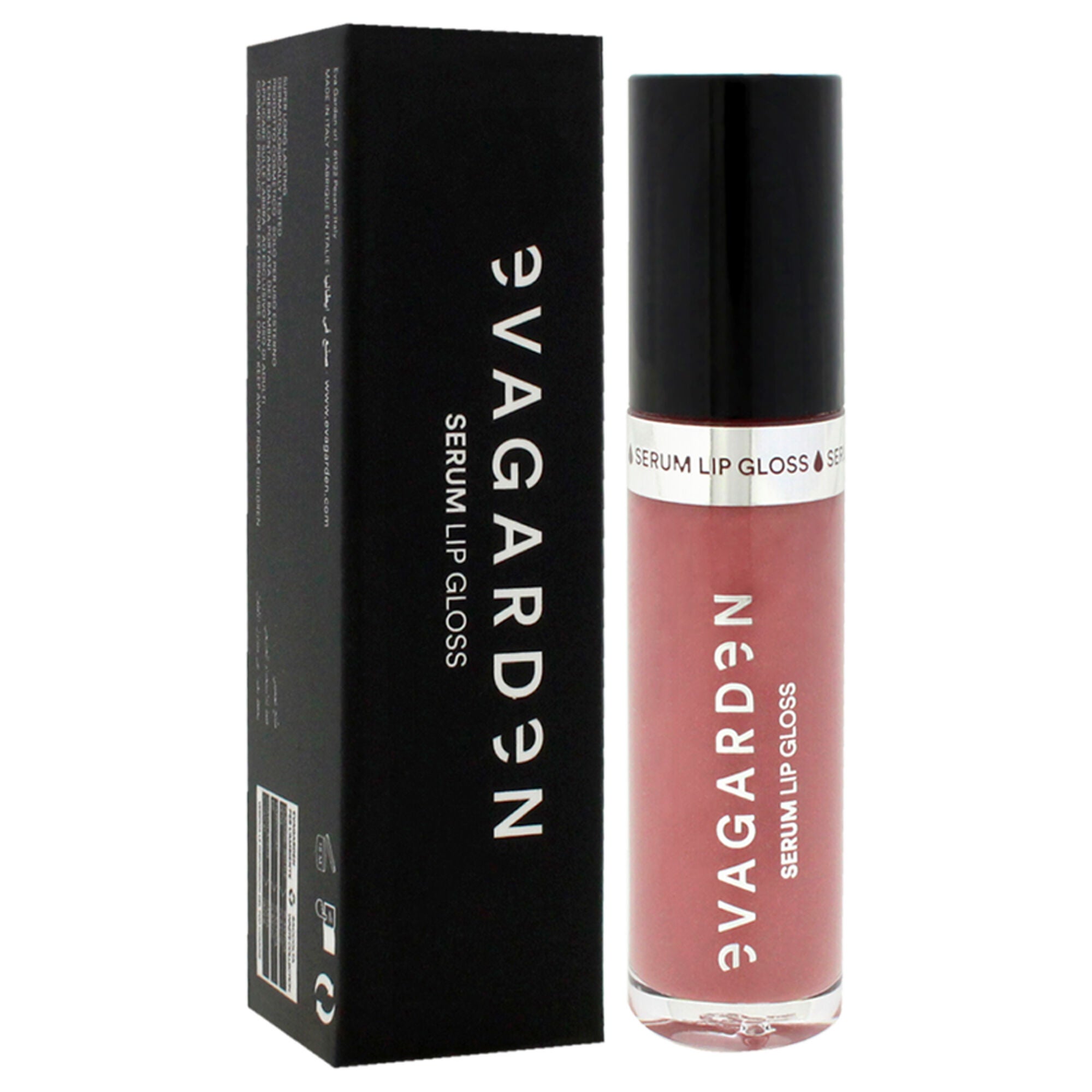 Serum Lip Gloss - 824 Rose Dawn by Evagarden for Women - 0.17 oz Lip Gloss, See Description, alternate image number 1