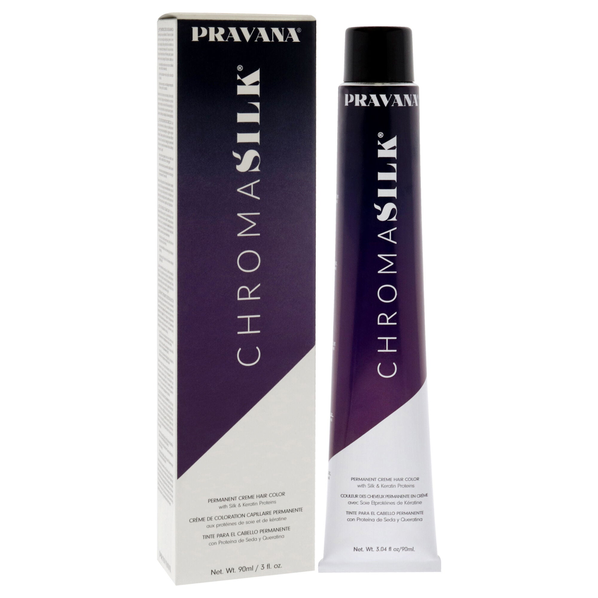 ChromaSilk Creme Hair Color - 10.13 Extra Light Ash Golden Blonde by Pravana for Unisex - 3 oz Hair Color, , alternate image number 7