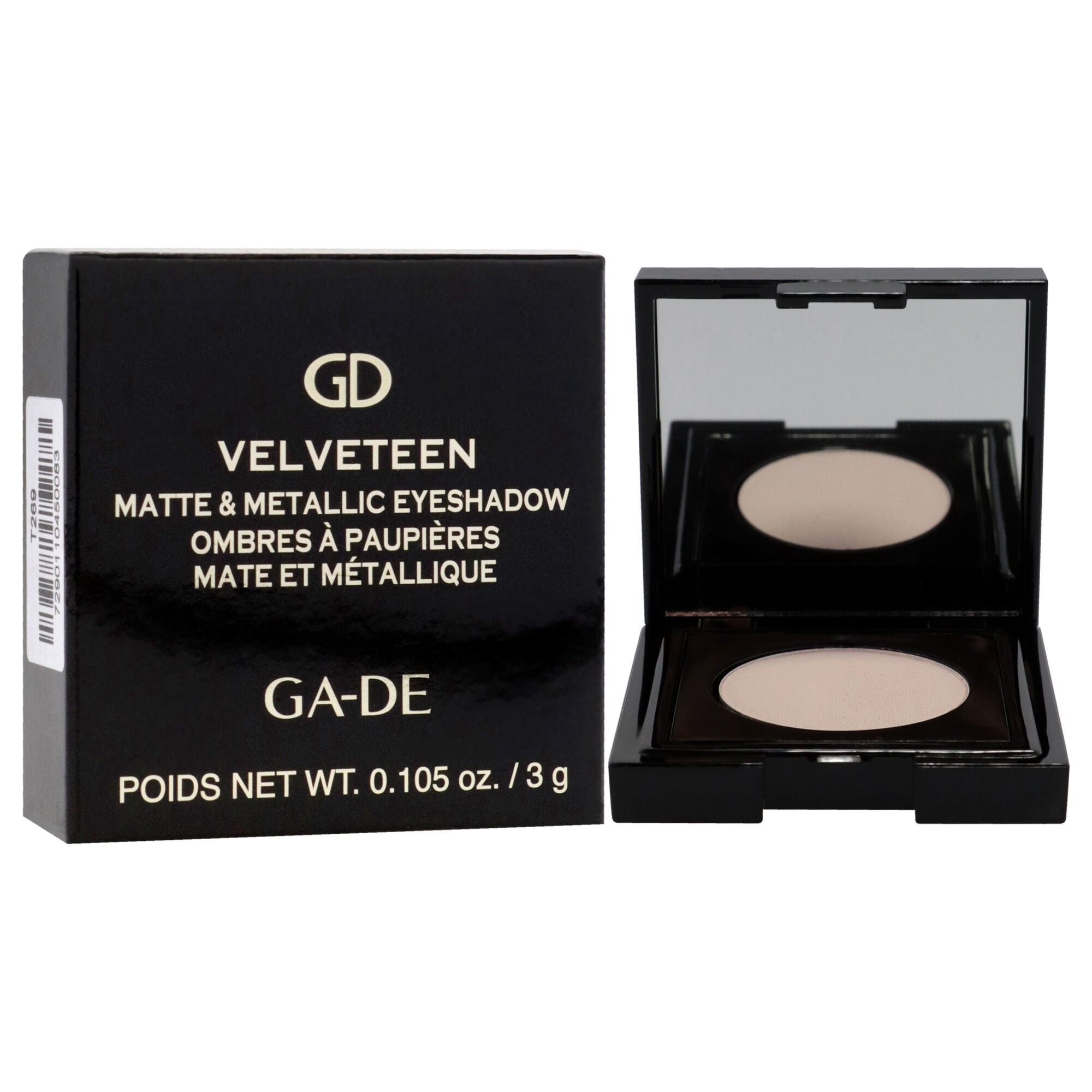 Velveteen Matte and Metallic Eyeshadow - 235 Fresh Nude by GA-DE for Women - 0.105 oz Eye Shadow, , alternate image number 6