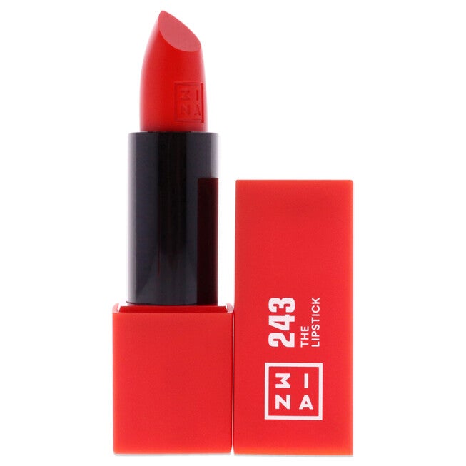 The Lipstick - 243 Shiny Coral Red by 3INA for Women - 0.11 oz Lipstick, , alternate image number null