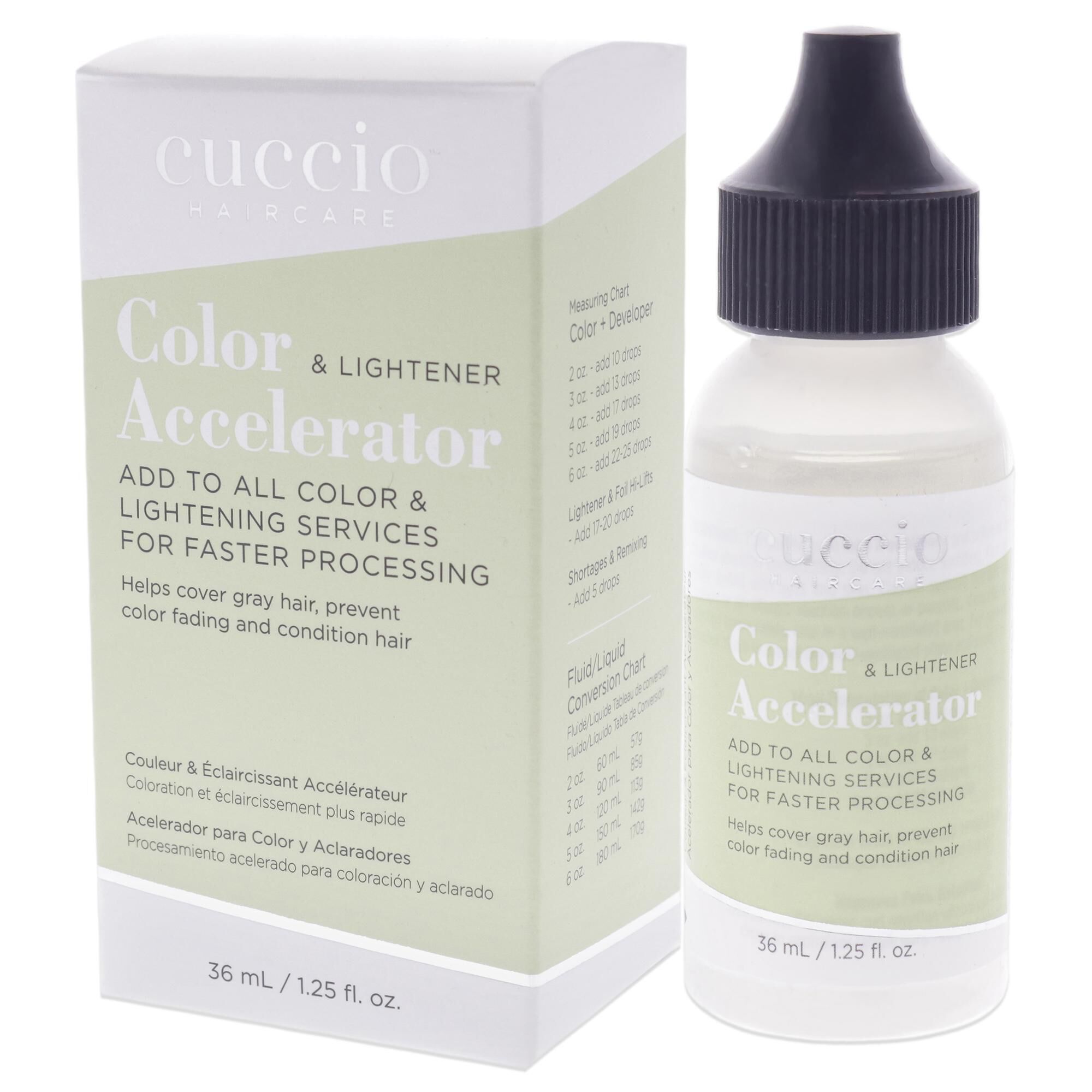 Color and Lightener Accelerator by Cuccio Haircare for Unisex - 1.25 oz Lightener, See Description, alternate image number 3