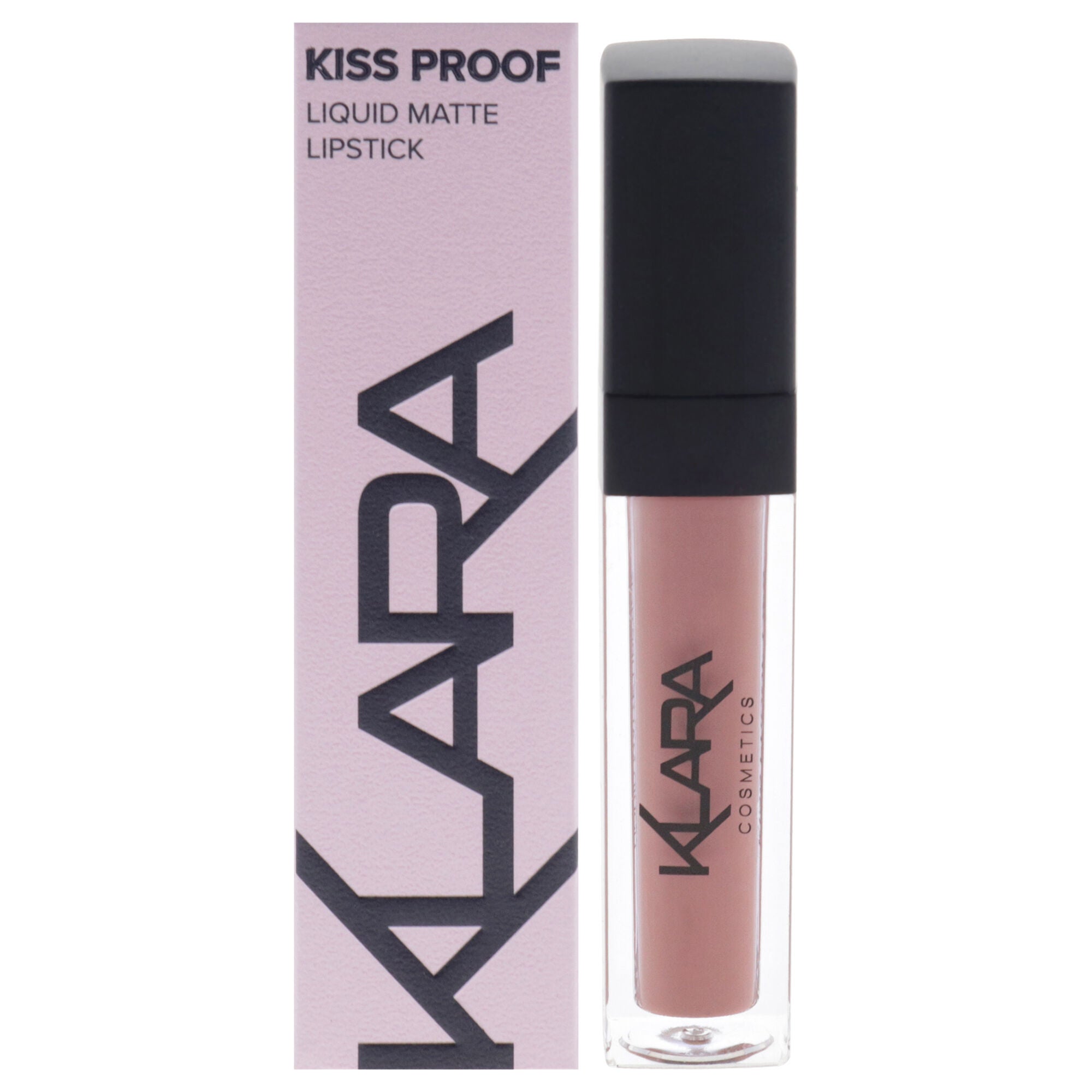 Kiss Proof Liquid Matte Lipstick - 15 Totally Nude by Klara for Women - 0.27 oz Lipstick, Pink, hi-res image number 0