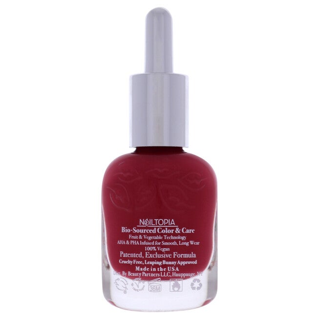 Bio-Sourced Chip Free Nail Lacquer - Rosey Cheeks by Nailtopia for Women - 0.41 oz Nail Polish, , alternate image number null
