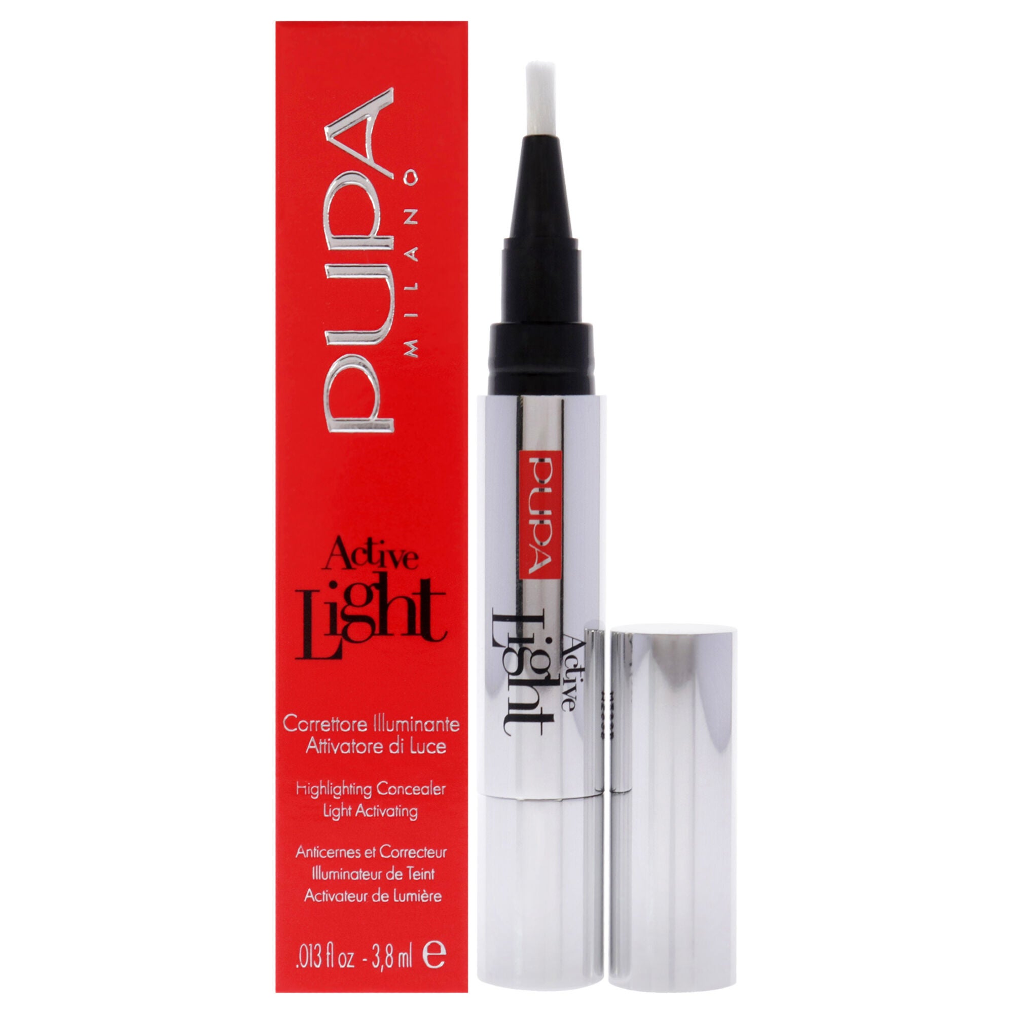 Active Light Highlighting Concealer - 003 Luminous Sand by Pupa Milano for Women - 0.013 oz Concealer, See Description, hi-res image number 0