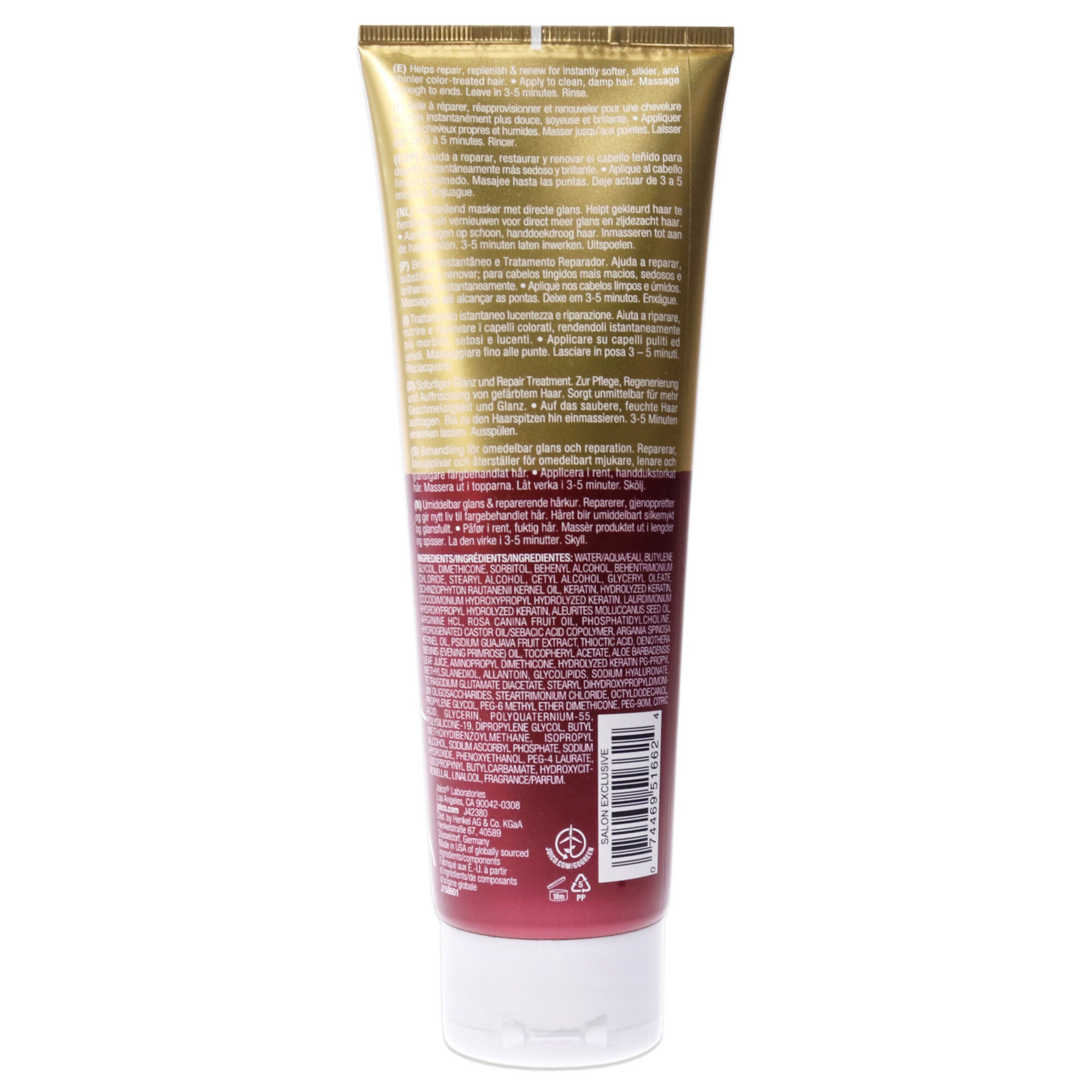 K-Pak Color Therapy Luster Lock by Joico for Unisex - 8.5 oz Treatment, See Description, alternate image number 1