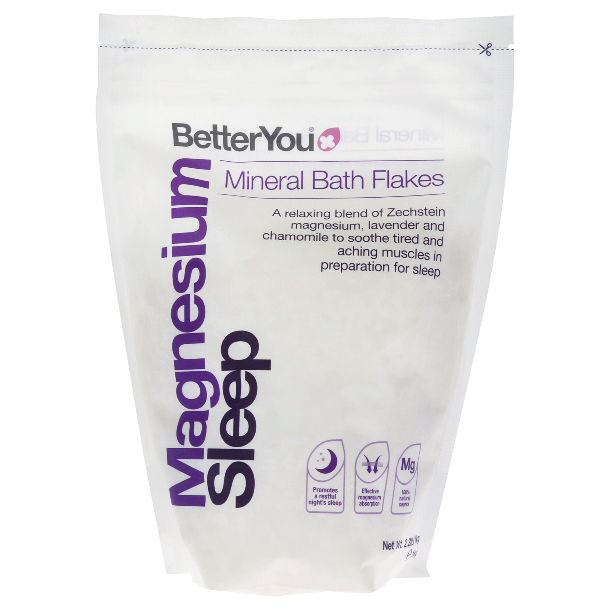 Magnesium Sleep by BetterYou for Unisex - 35.2 oz Bath Salt, See Description, hi-res image number 0