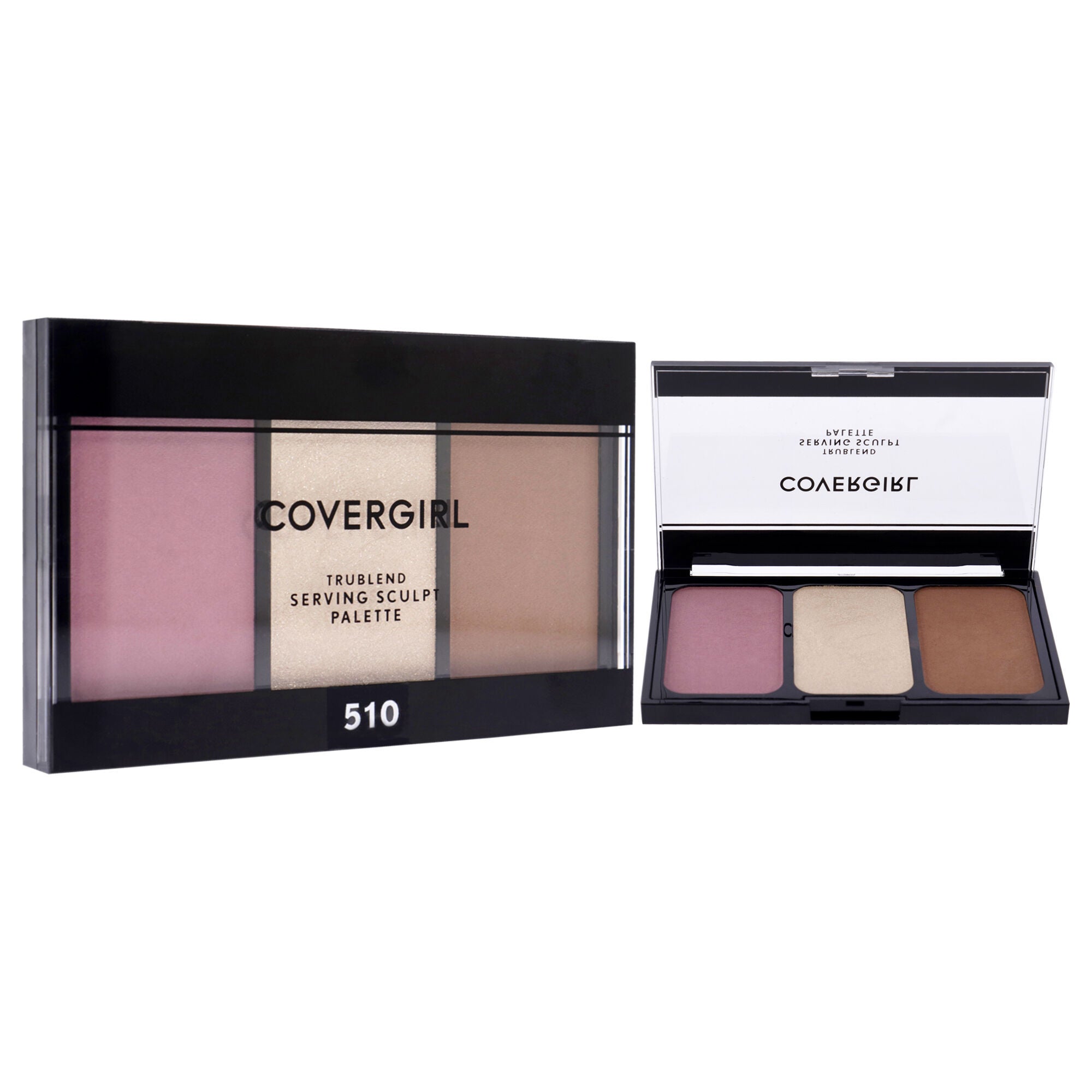 Trublend Serving Sculpt Palette - 510 Rose Nights by CoverGirl for Women - 0.23 oz Makeup, See Description, alternate image number 2