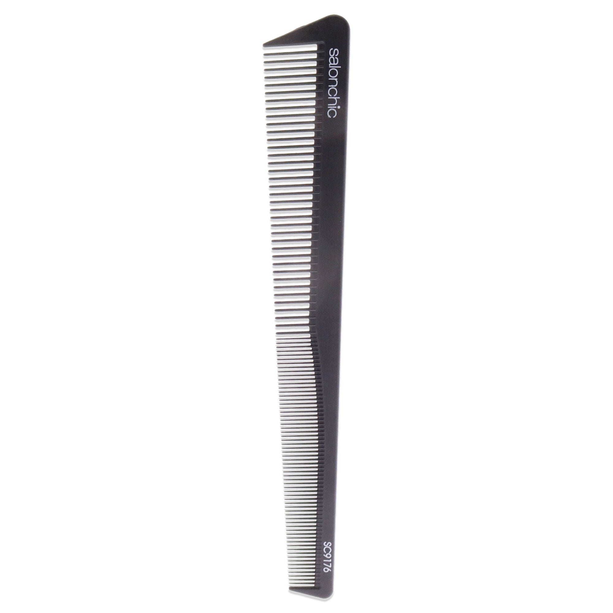 Barber Taper Carbon Comb High Heat Resistant 7 by SalonChic for Unisex - 1 Pc Comb, See Description, alternate image number 2
