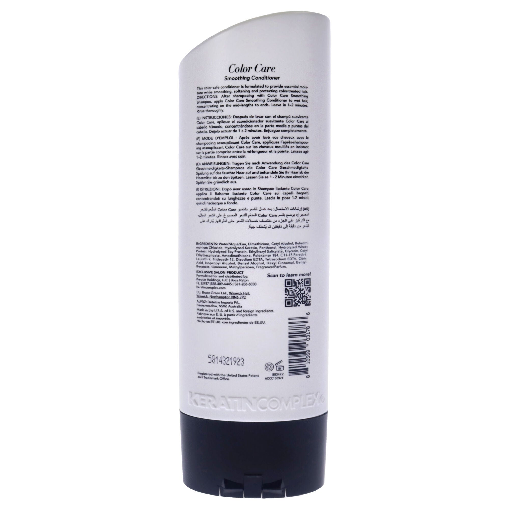 Keratin Color Care Smoothing Conditioner by Keratin Complex for Unisex - 13.5 oz Conditioner, See Description, alternate image number 1