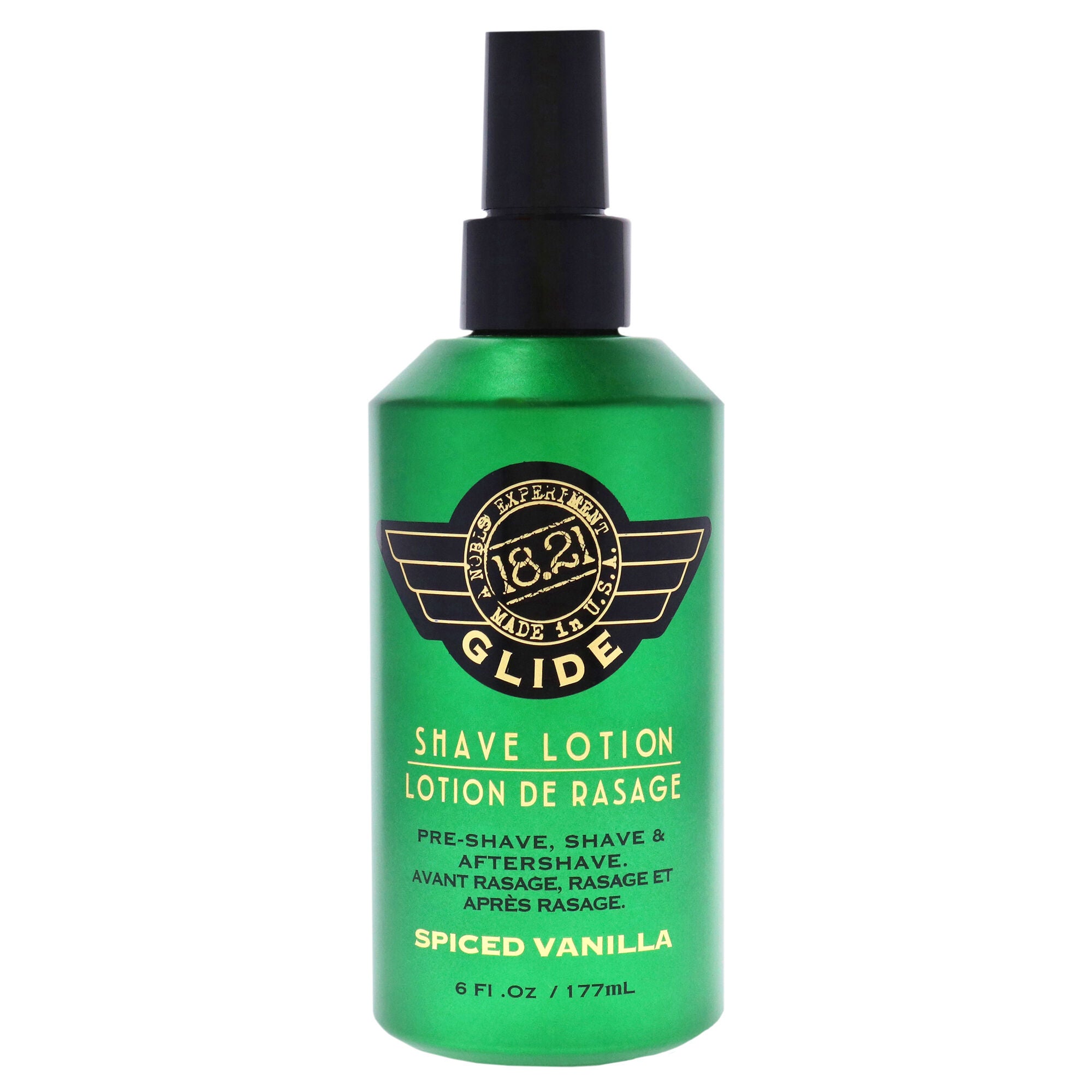 Glide Shave Lotion - Spiced Vanilla by 18.21 Man Made for Men - 6 oz Shave Lotion, See Description, hi-res image number 0