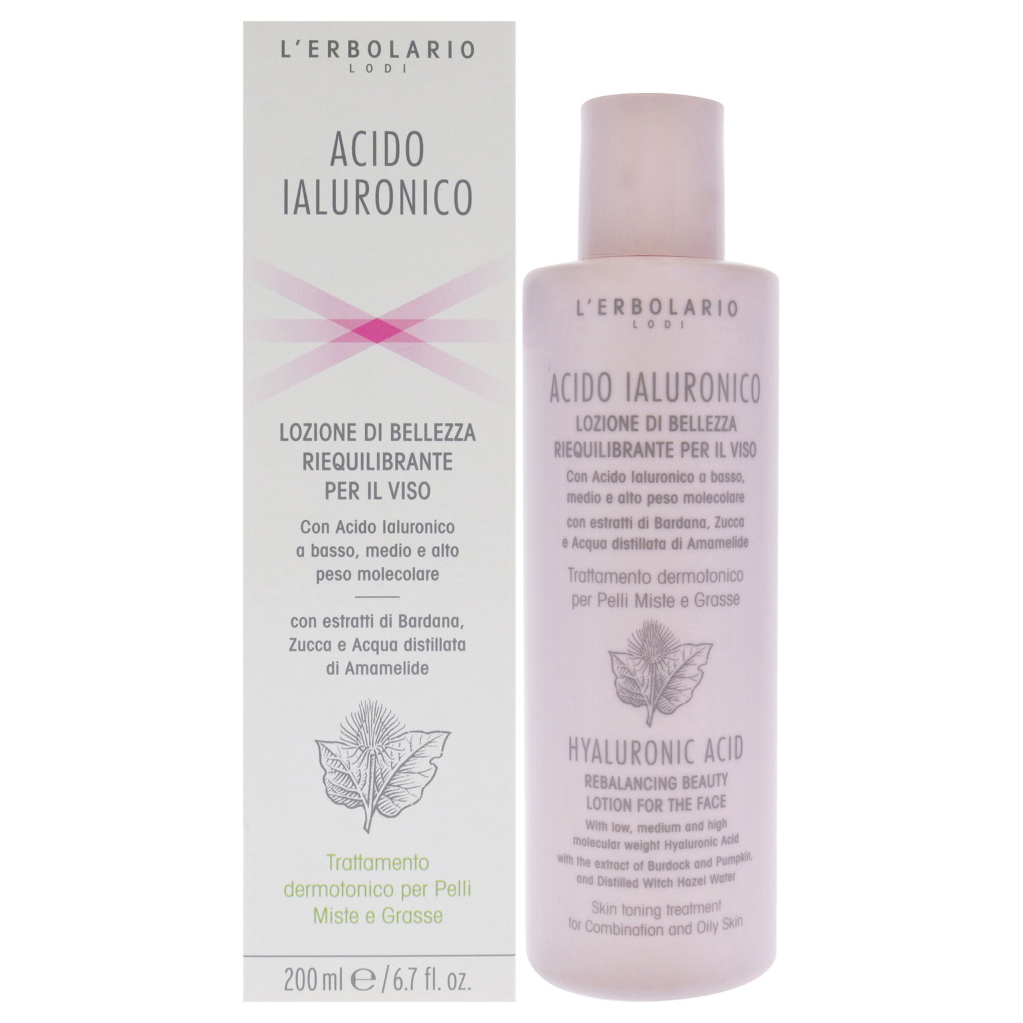 Hyaluronic Acid Rebalancing Beauty Lotion by LErbolario for Unisex - 6.7 oz Lotion, See Description, hi-res image number 0