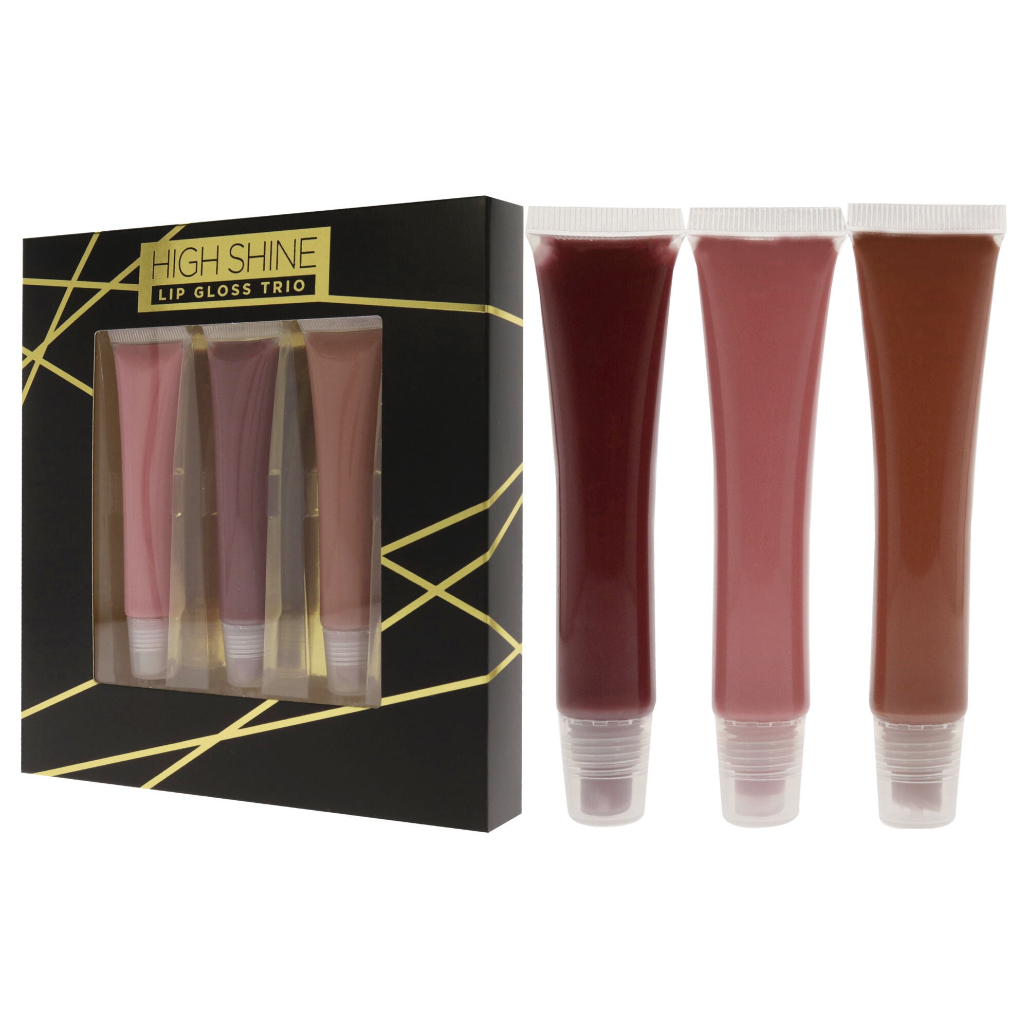 High Shine Lip Gloss Trio by Reaction Retail 3 x 0.54 oz Lip Gloss, Multi, alternate image number 3
