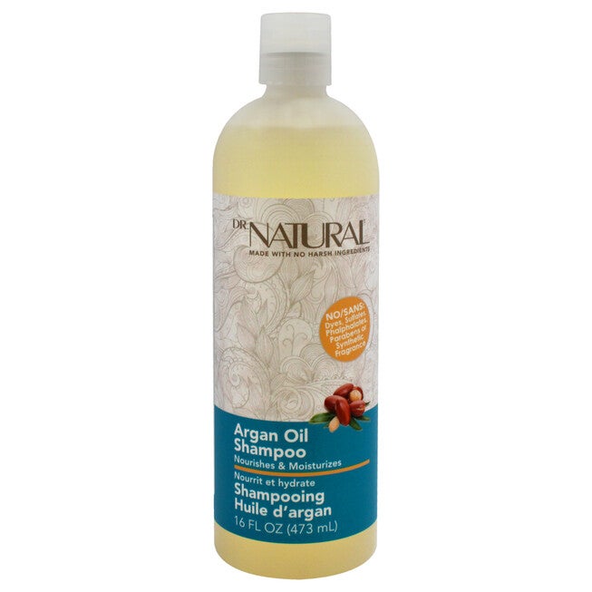 Nourishes and Moisturizes Shampoo - Argan Oil by Dr. Natural for Unisex - 16 oz Shampoo, NA, hi-res image number null