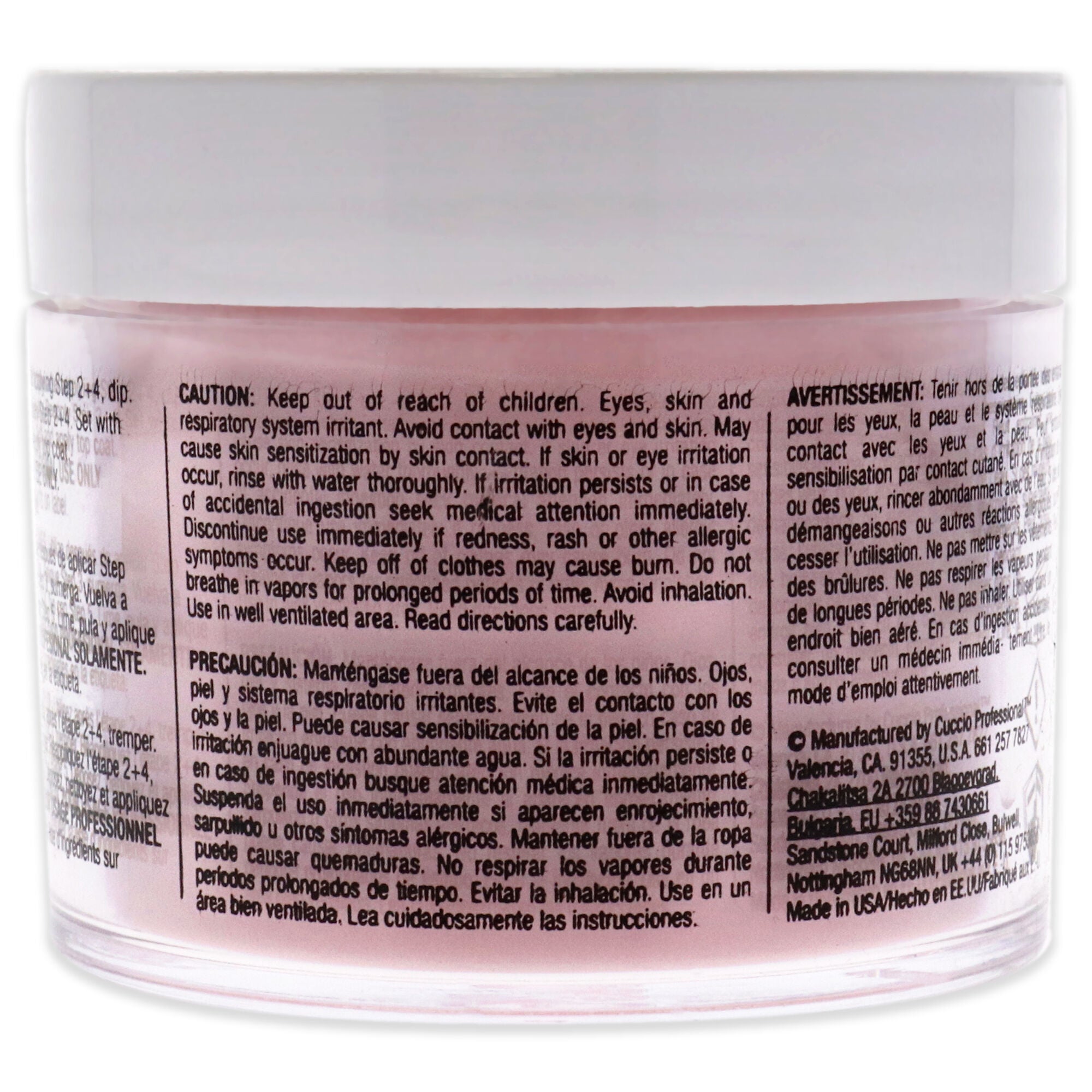 Pro Powder Polish Nail Colour Dip System - I Left My Heart In San Francisco by Cuccio Colour for Women - 1.6 oz Nail Powder, See Description, alternate image number 1
