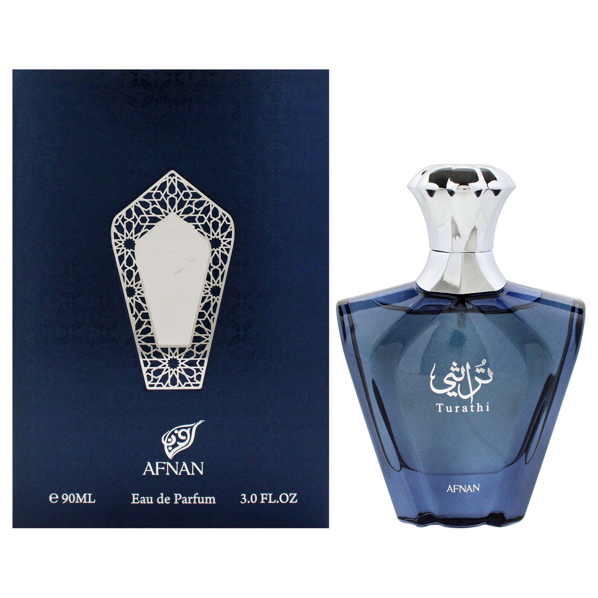 Turathi Collection - Blue by Afnan for Men - 3 oz EDP Spray, Clear, hi-res image number 0