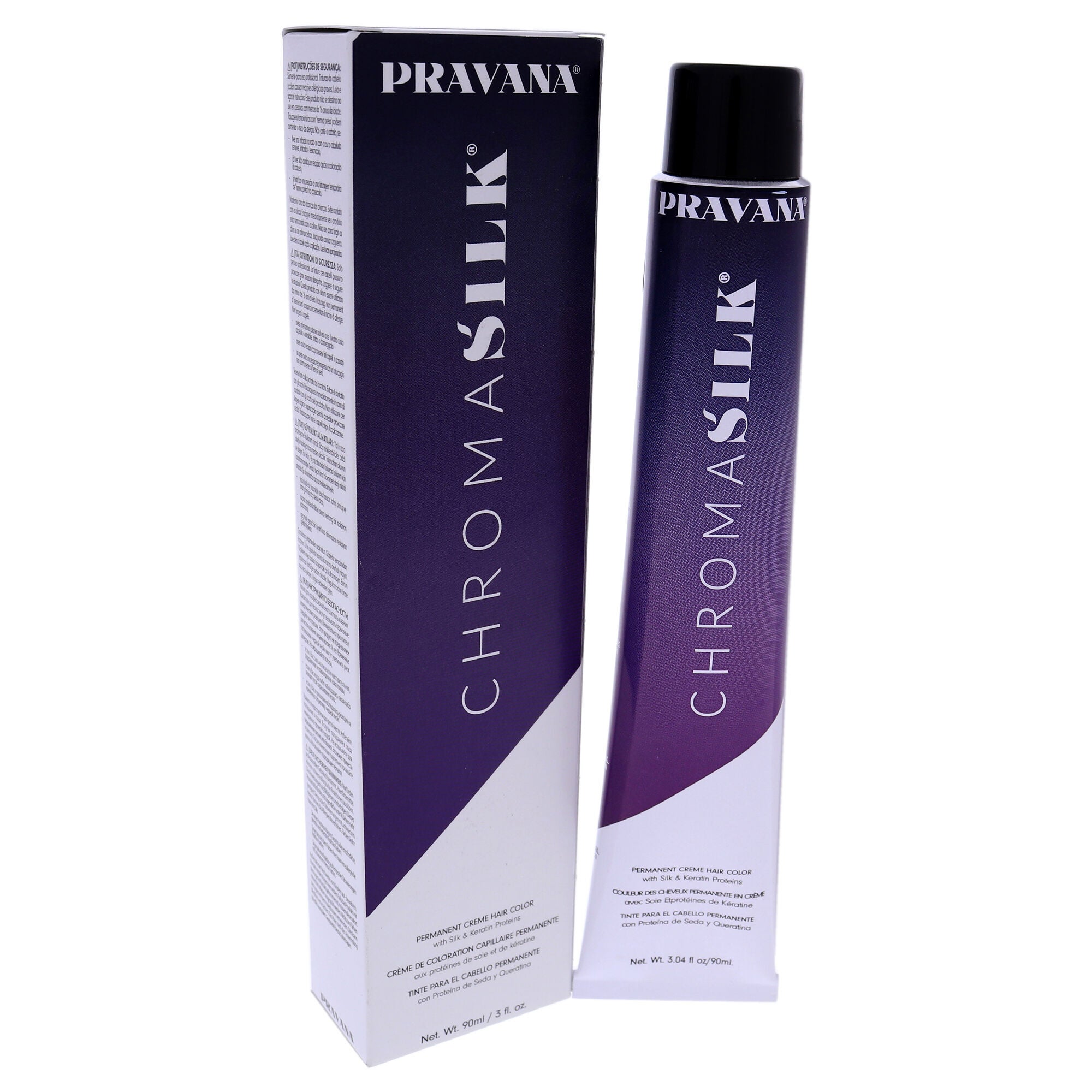 ChromaSilk Creme Hair Color - 5N Light Brown by Pravana for Unisex - 3 oz Hair Color, See Description, alternate image number 3